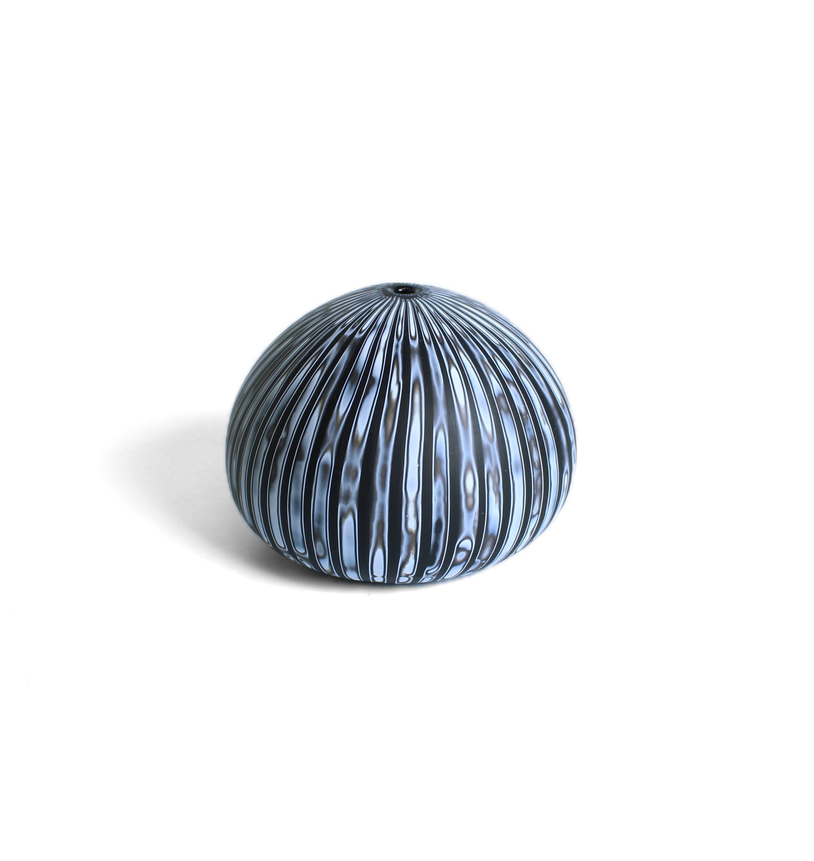 White Woodgrain 227 Vessel Glass Jo Bone
