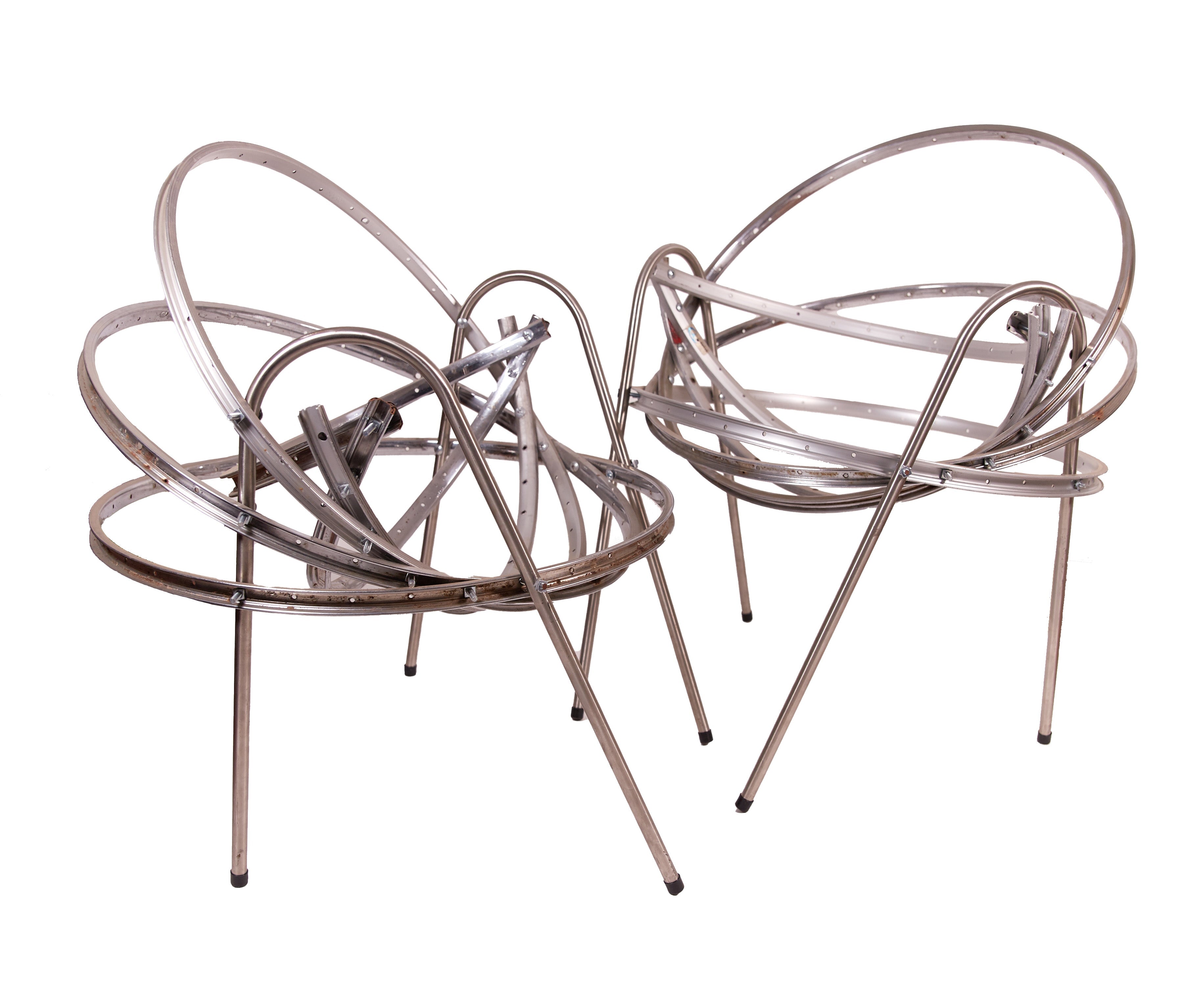 Concentric Chairs Metal (Exhibition) ACV Studio