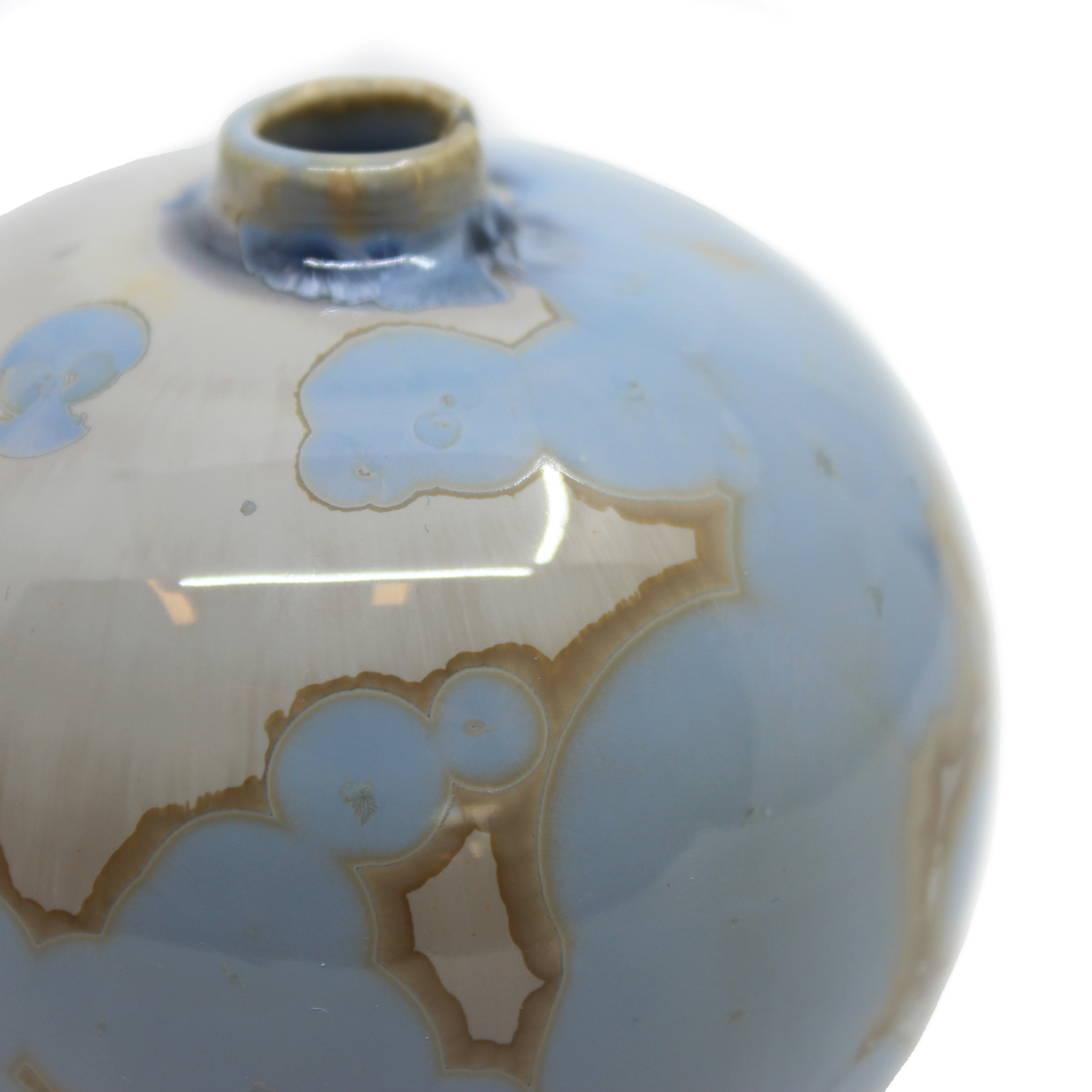 Flawed Globe BB 1 Ceramics Amber Winter