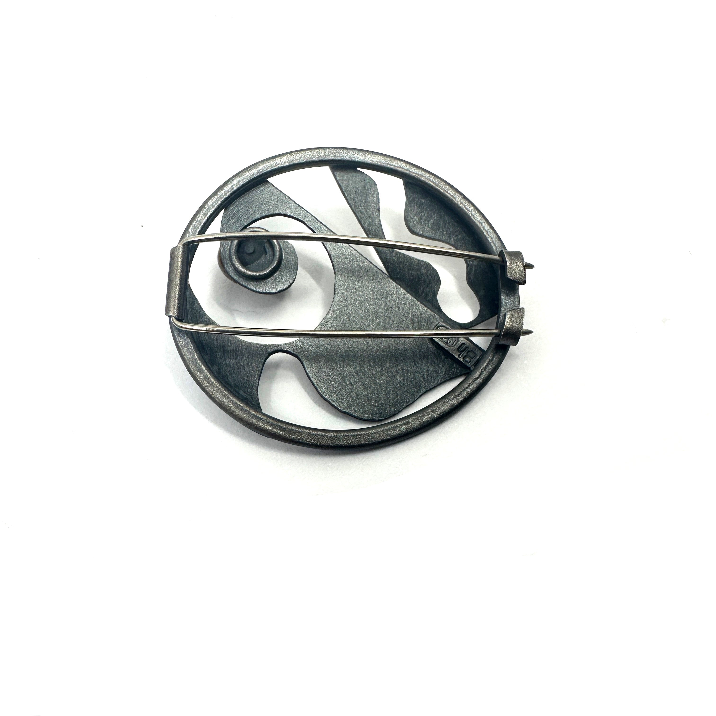 Brooch Collaged Constructed One-Off Jewellery Barbara Heath