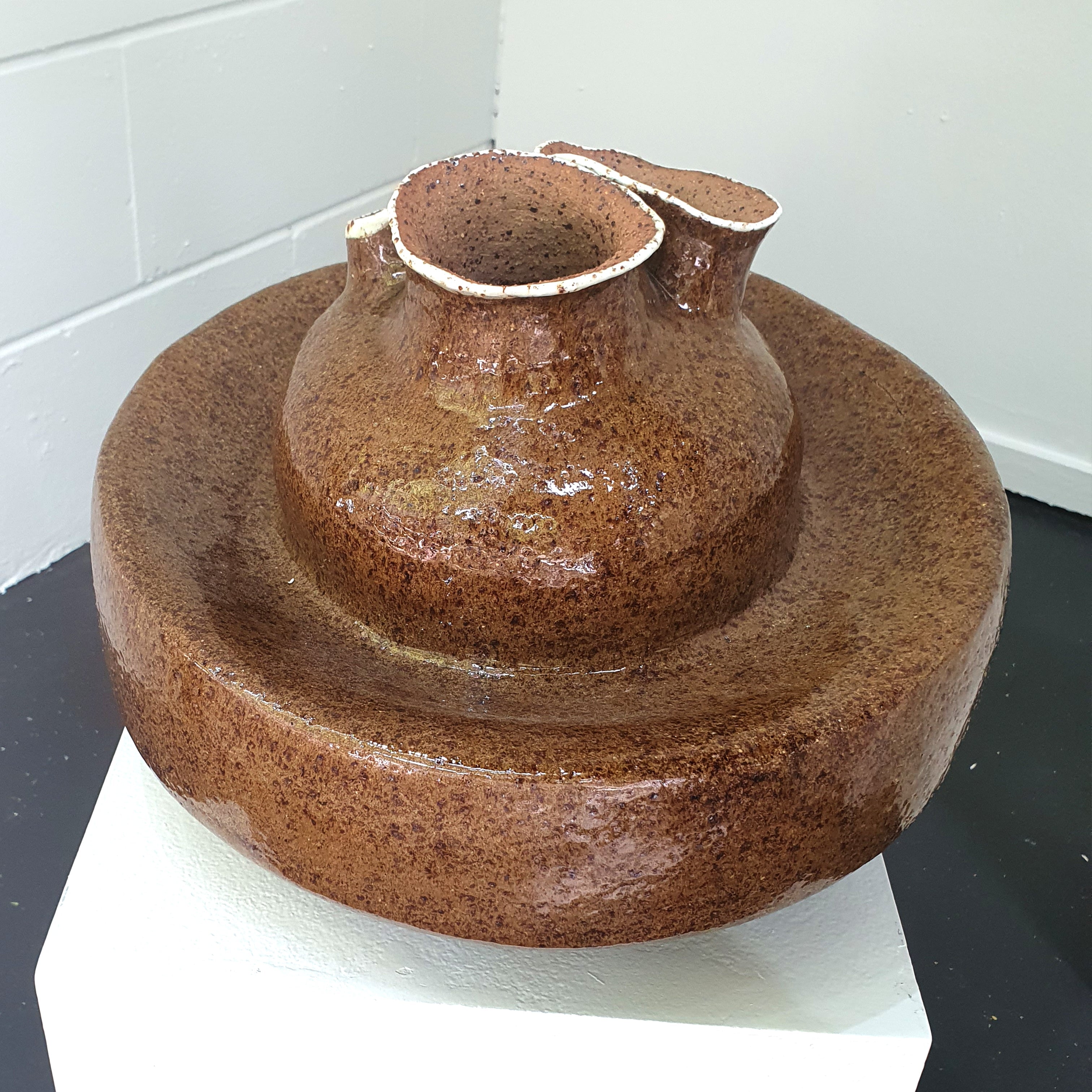 Holding Quandamooka Ceramics Bethany Bobir