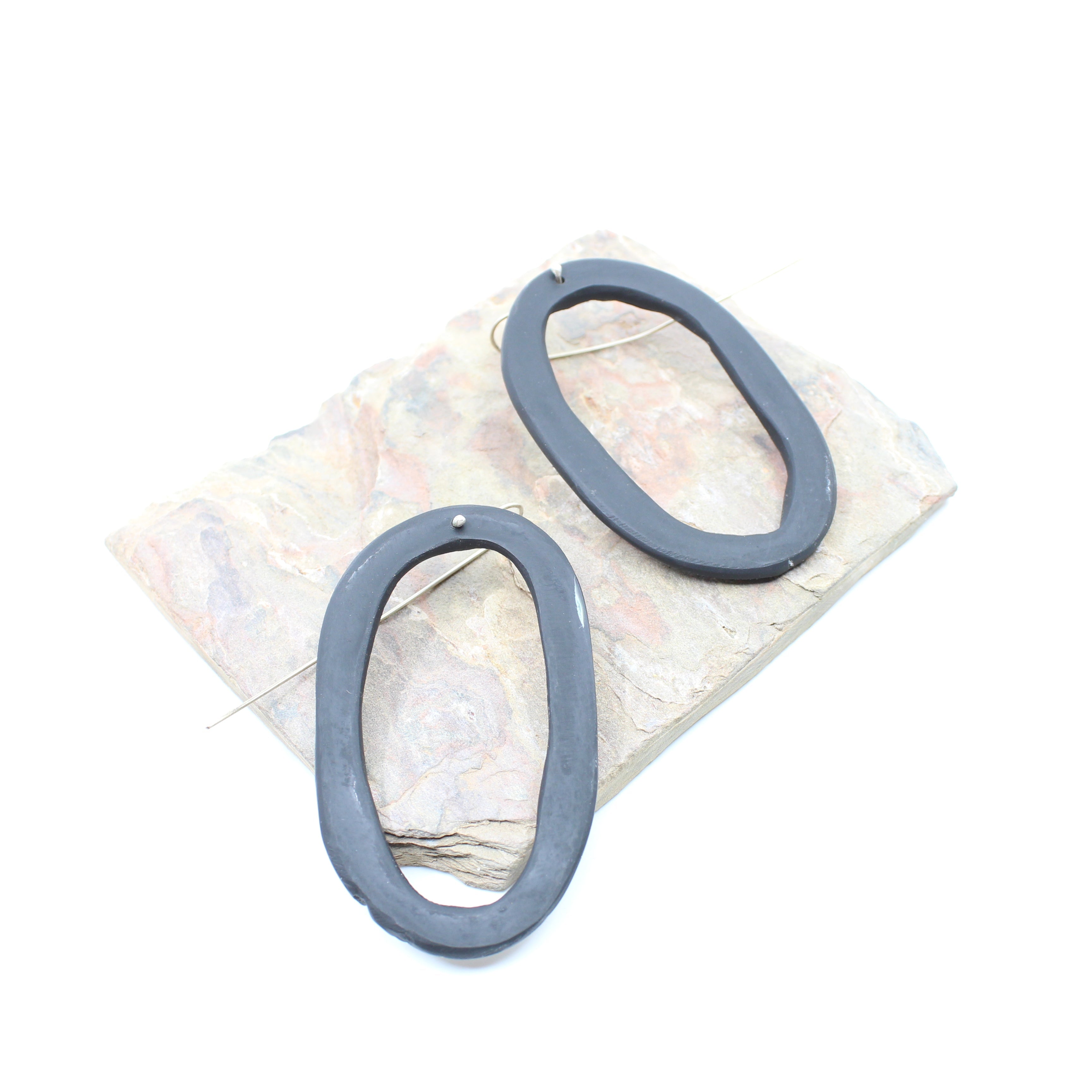 Eco Resin Hoop Earrings - Jen Eales Jewellery Jen Eales Yellow