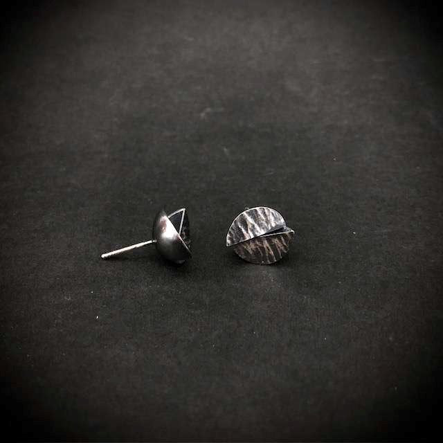 Two Halves of a Half Studs Jewellery Mari Hirata