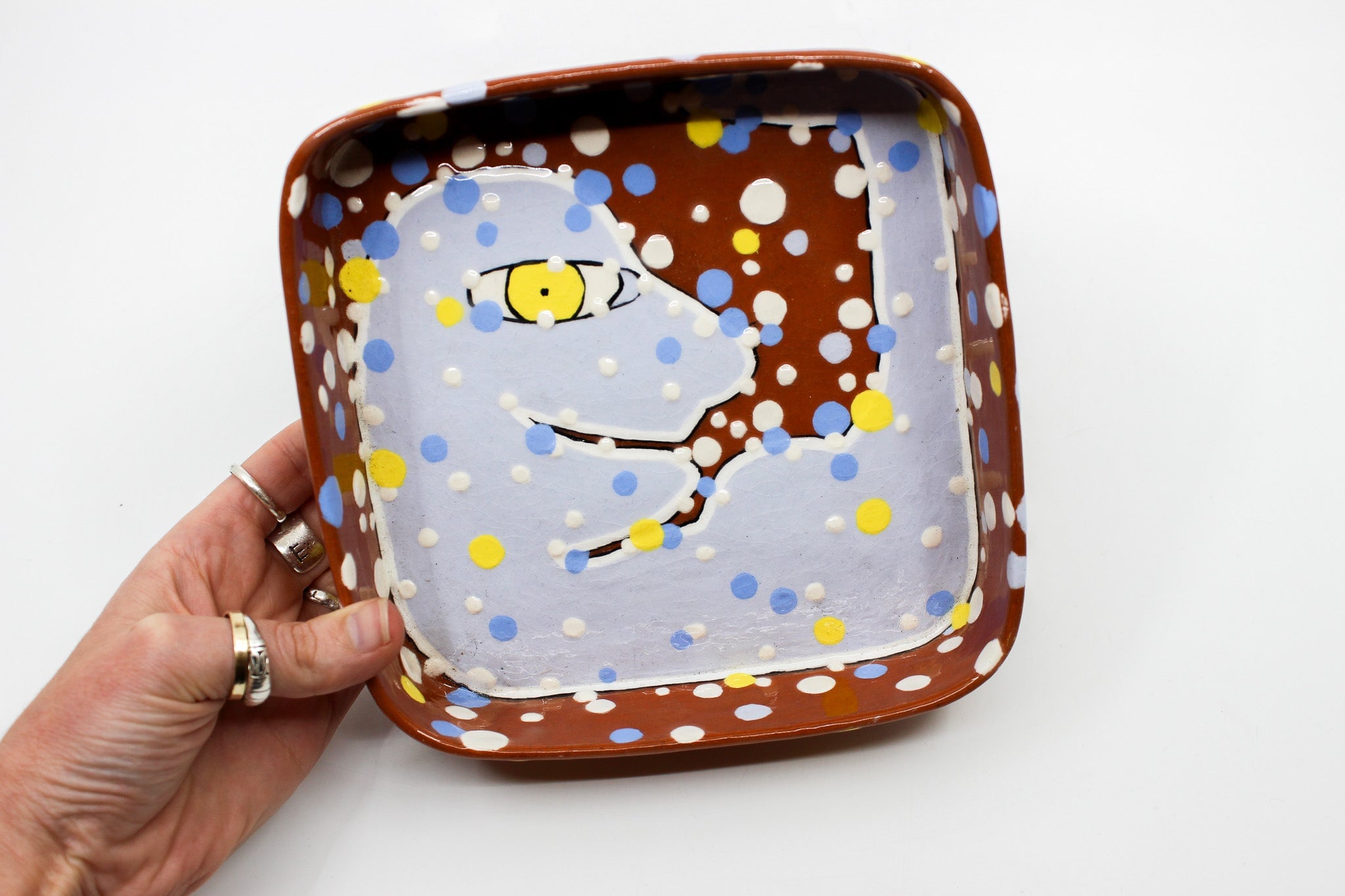 Square Dish Ceramics Caitlin Sheedy & Pru Morrison