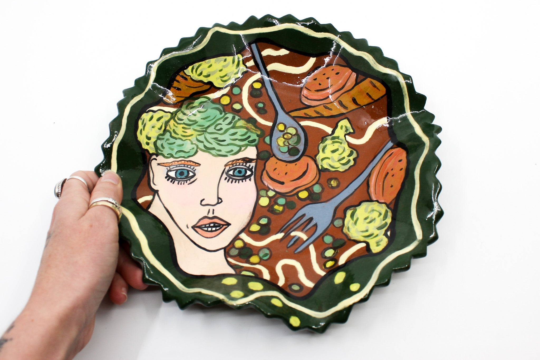 Salad Dish Ceramics Caitlin Sheedy & Pru Morrison