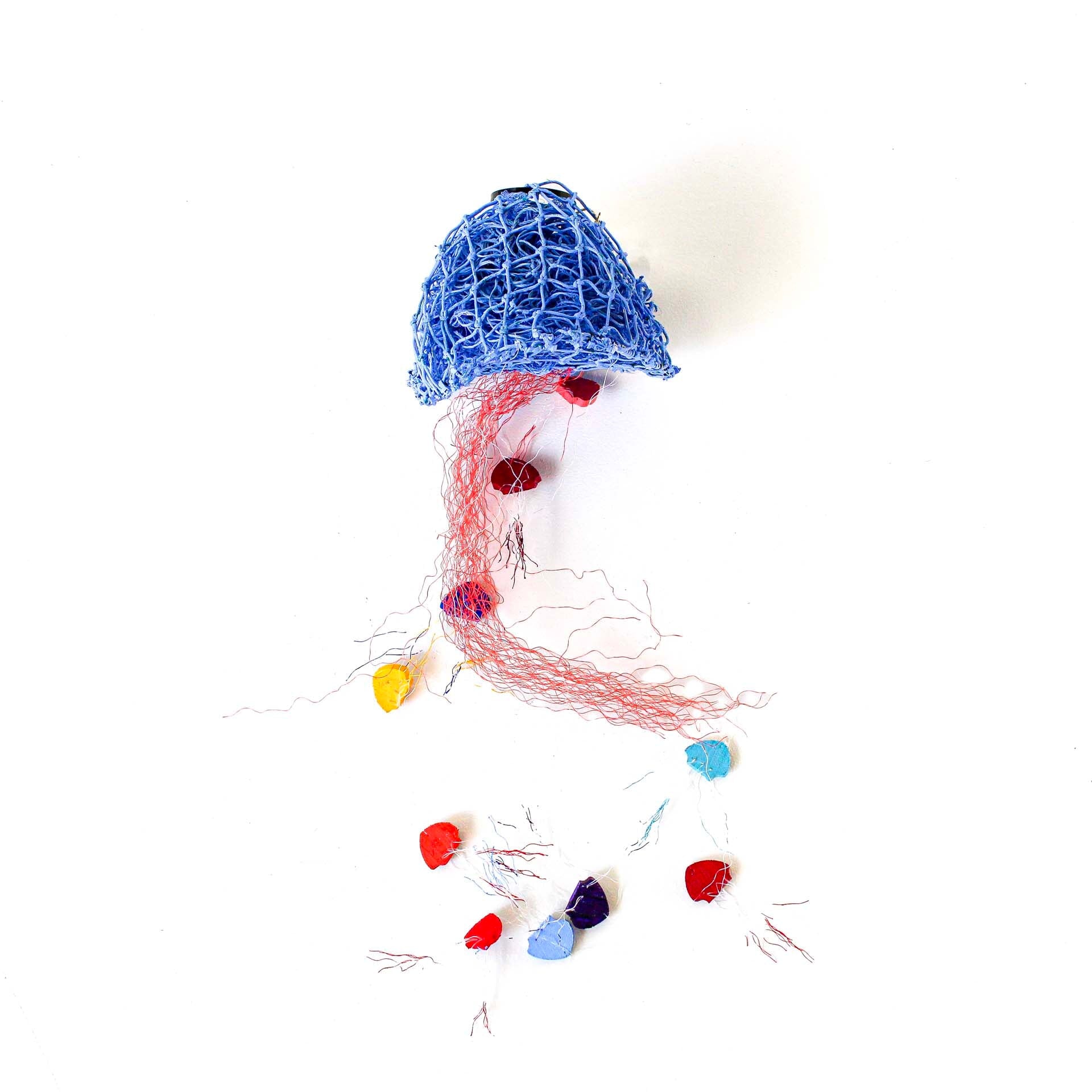 Thelma Norman - Waii (Jellyfish) Totem - 7-25 Textiles & Fibre Art Pormpuraaw Art & Culture Centre