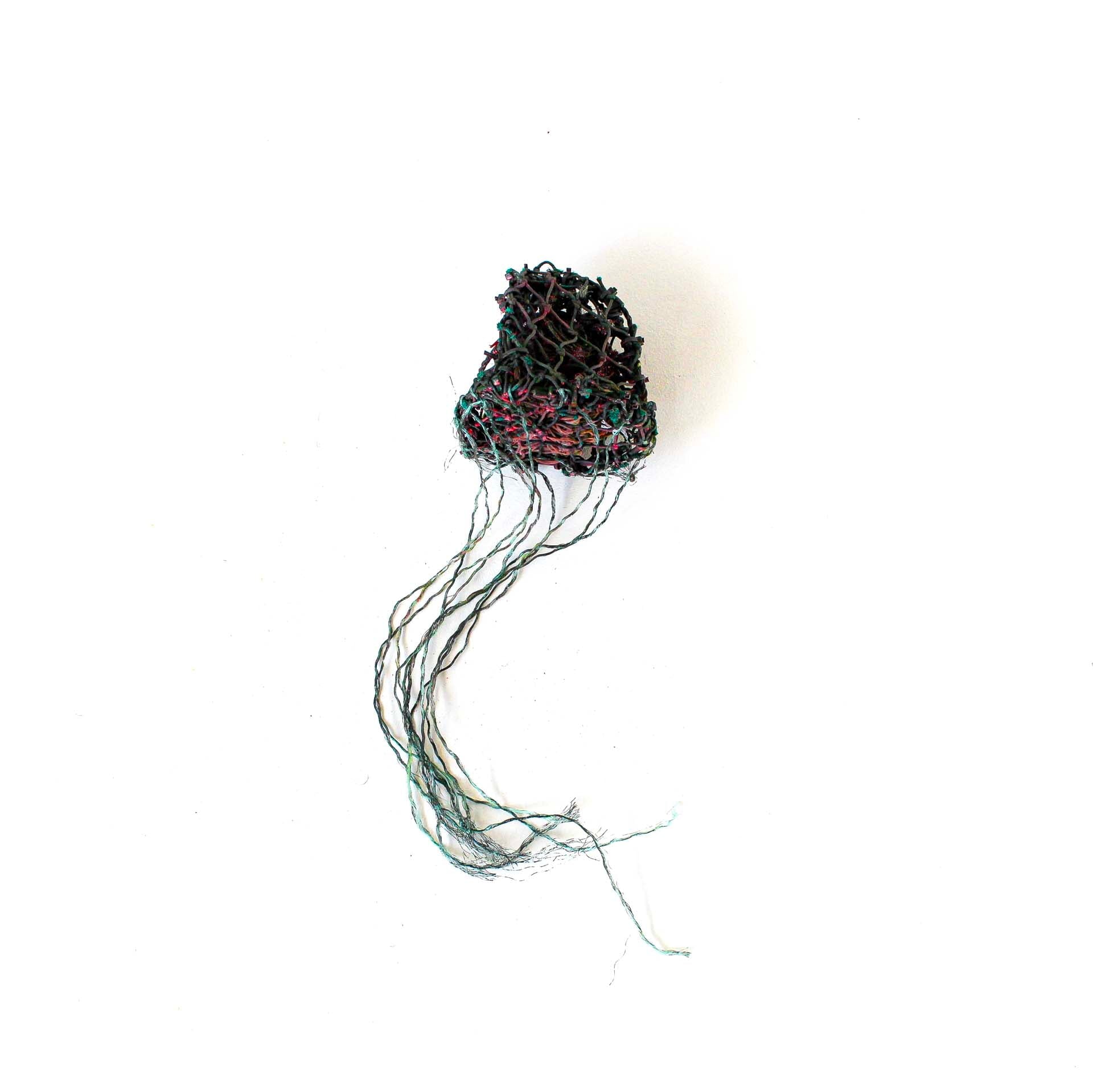 Katherine Ngallametta - Waii (Jellyfish) Totem - 302-23 Textiles & Fibre Art Pormpuraaw Art & Culture Centre