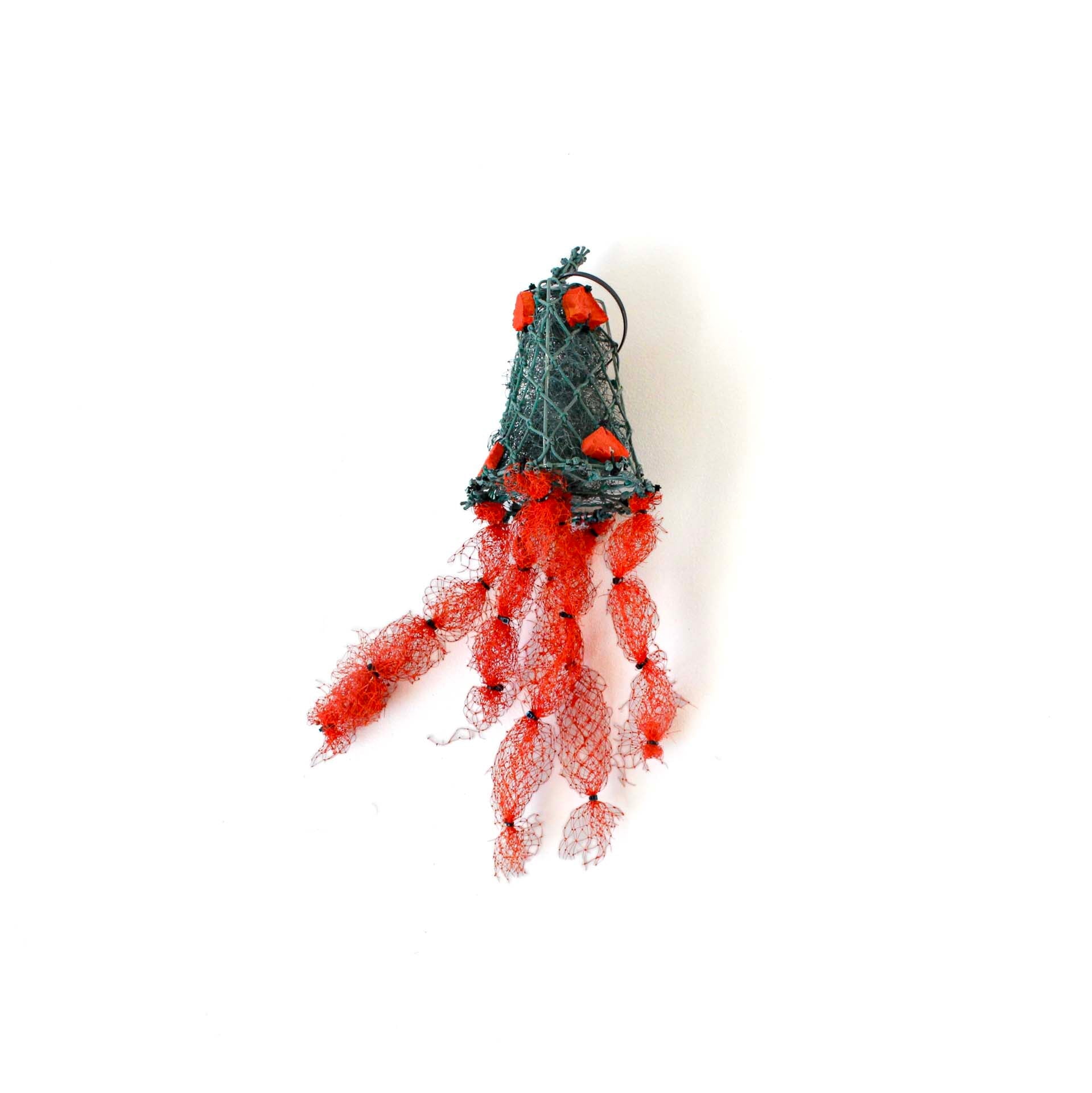 Mavis Benjamin Julie (Ngok Thaathunpum) - Waii (Jellyfish) Totem - 2-25 Textiles & Fibre Art Pormpuraaw Art & Culture Centre