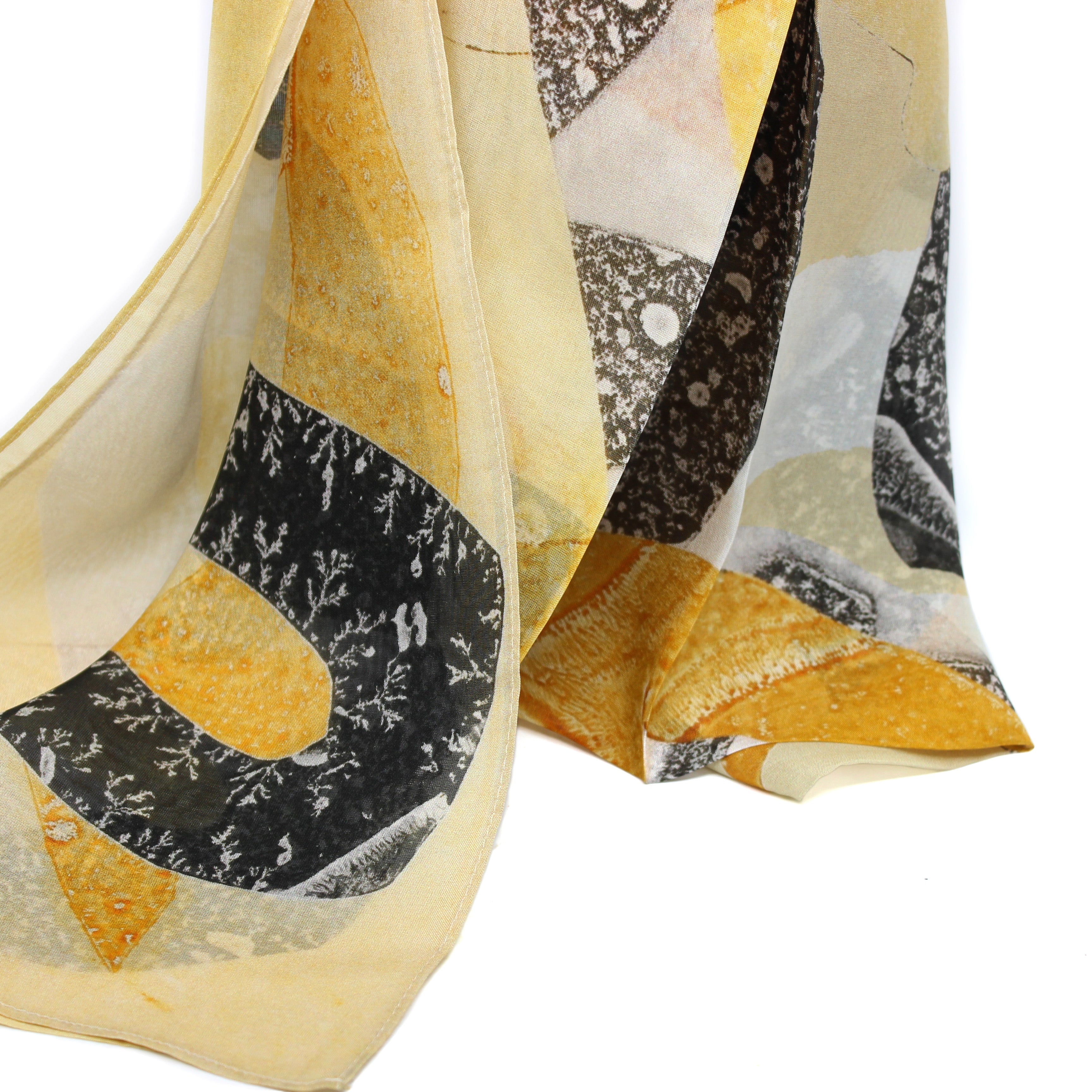 Paula Savage - Silk Scarf - Chains Textiles & Fibre MOA Arts