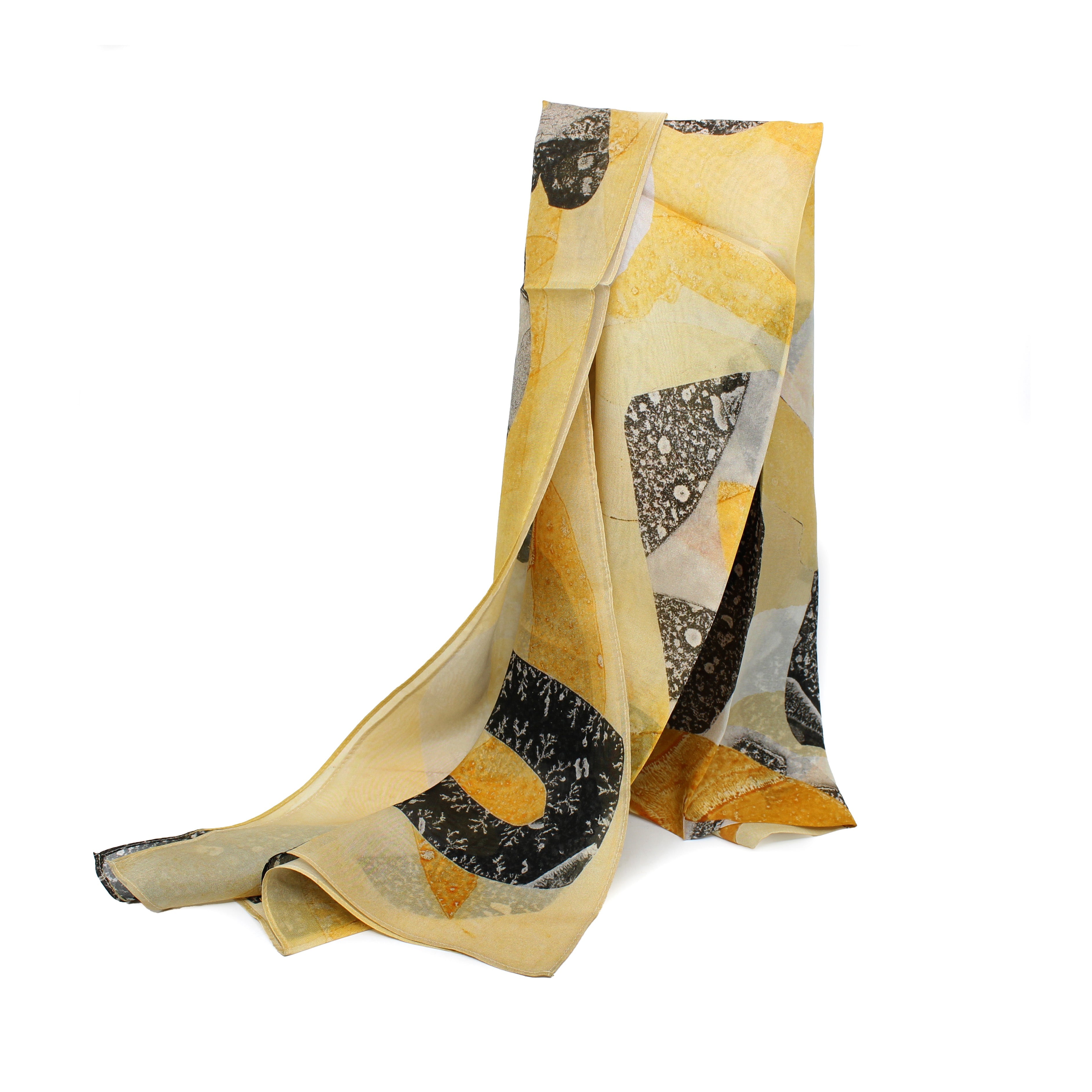 Paula Savage - Silk Scarf - Chains Textiles & Fibre MOA Arts
