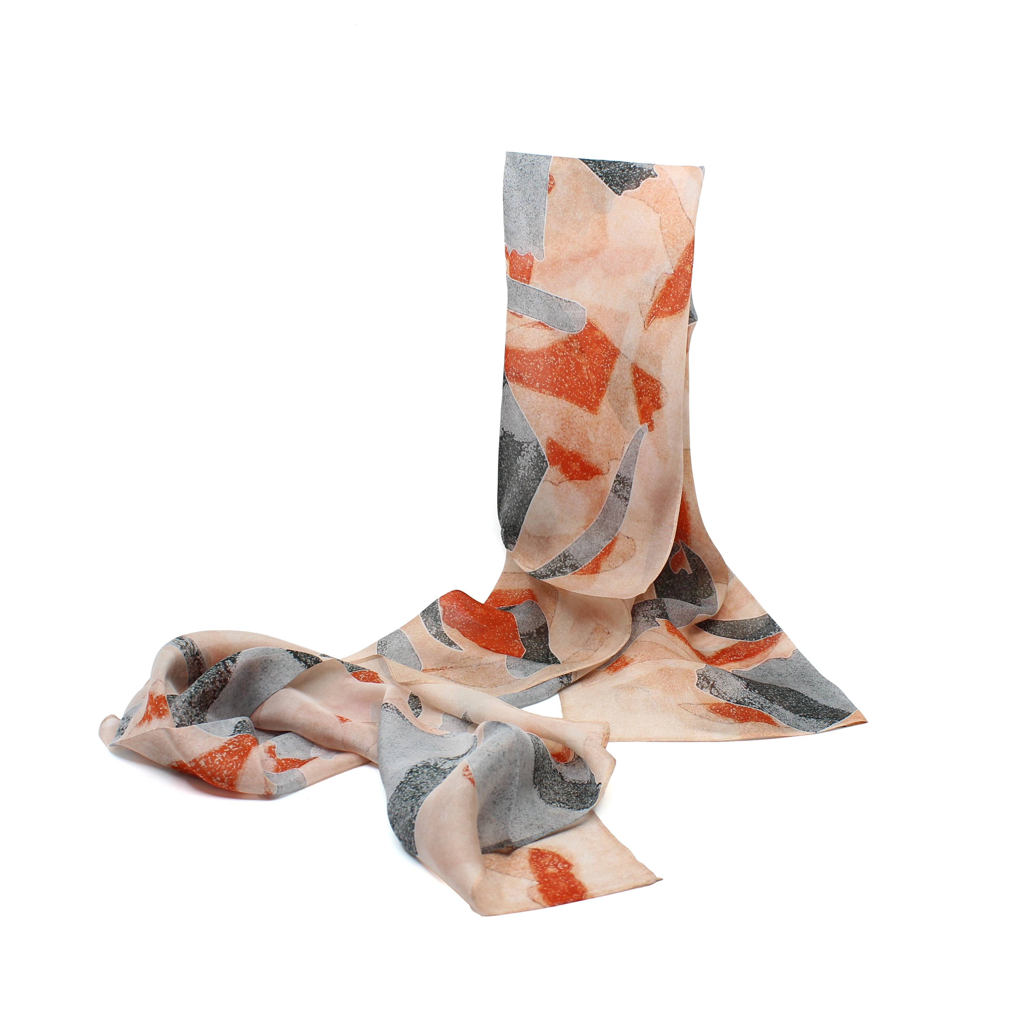 Paula Savage - Silk Scarf - Getalai Textiles & Fibre MOA Arts