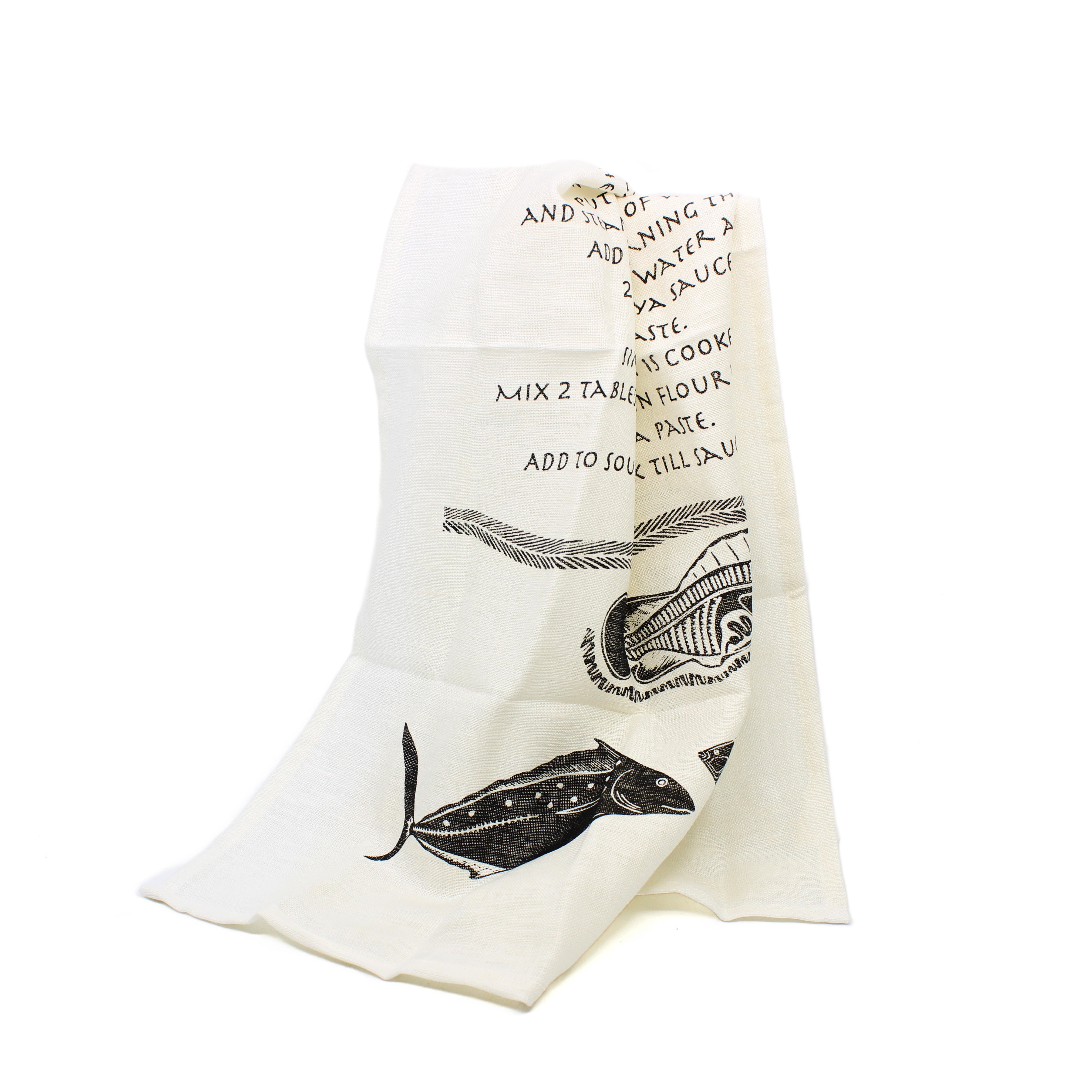 Jean Tamwoy - Tea Towel - Fish Soup Textiles & Fibre MOA Arts