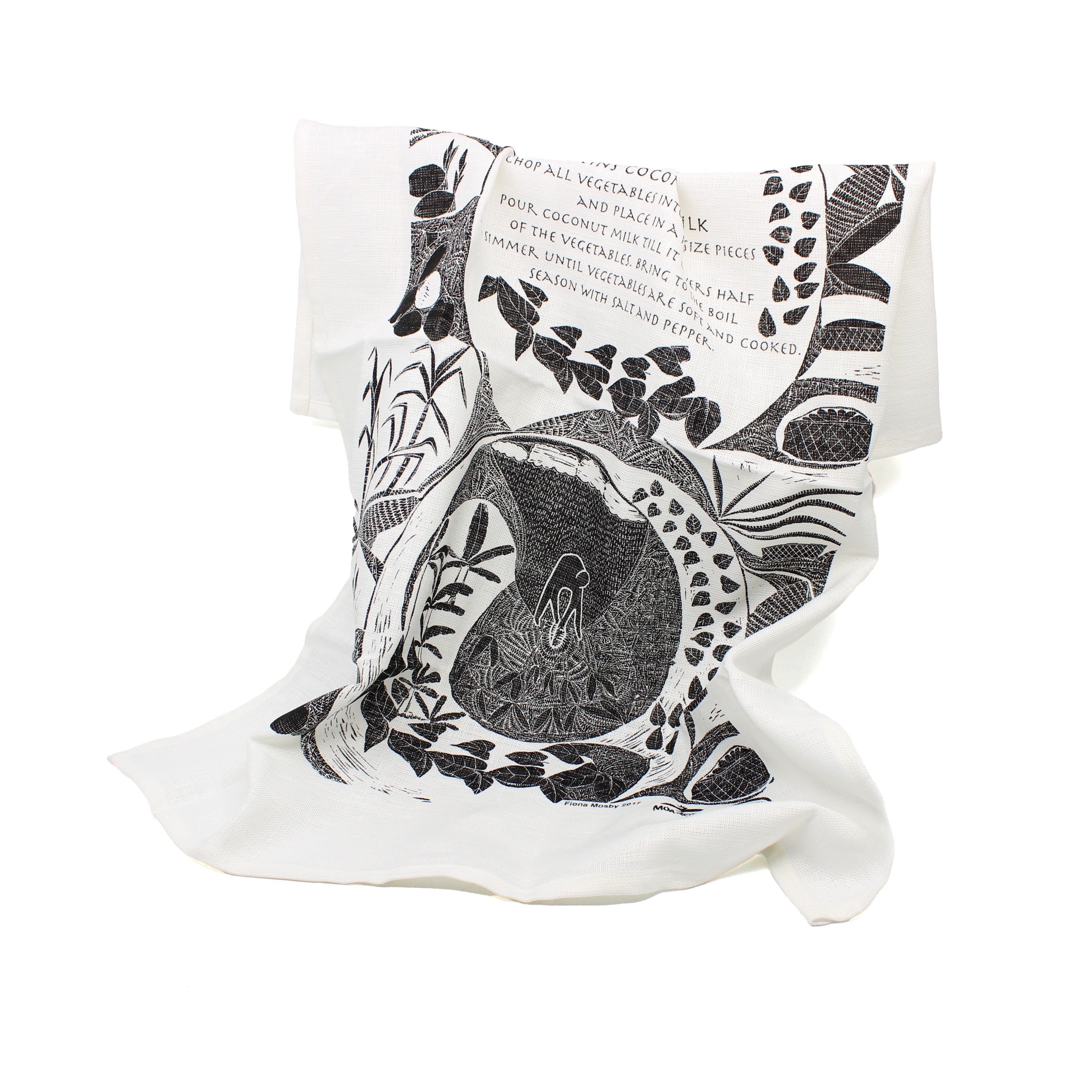 Fiona Elisala - Tea Towel - Sop Sop Textiles & Fibre MOA Arts