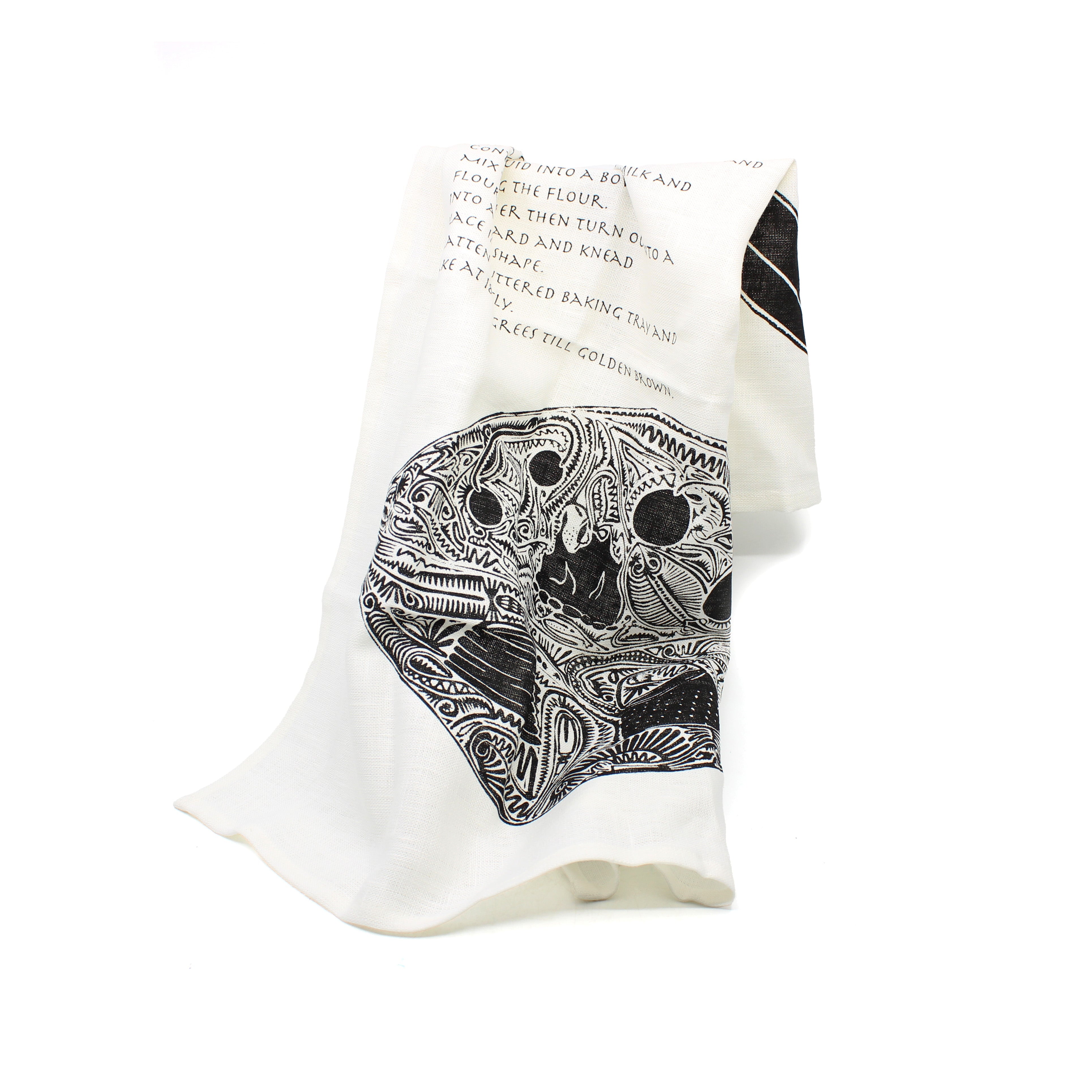 Jeanon Baira - Tea Towel - Coconut Damper Textiles & Fibre MOA Arts