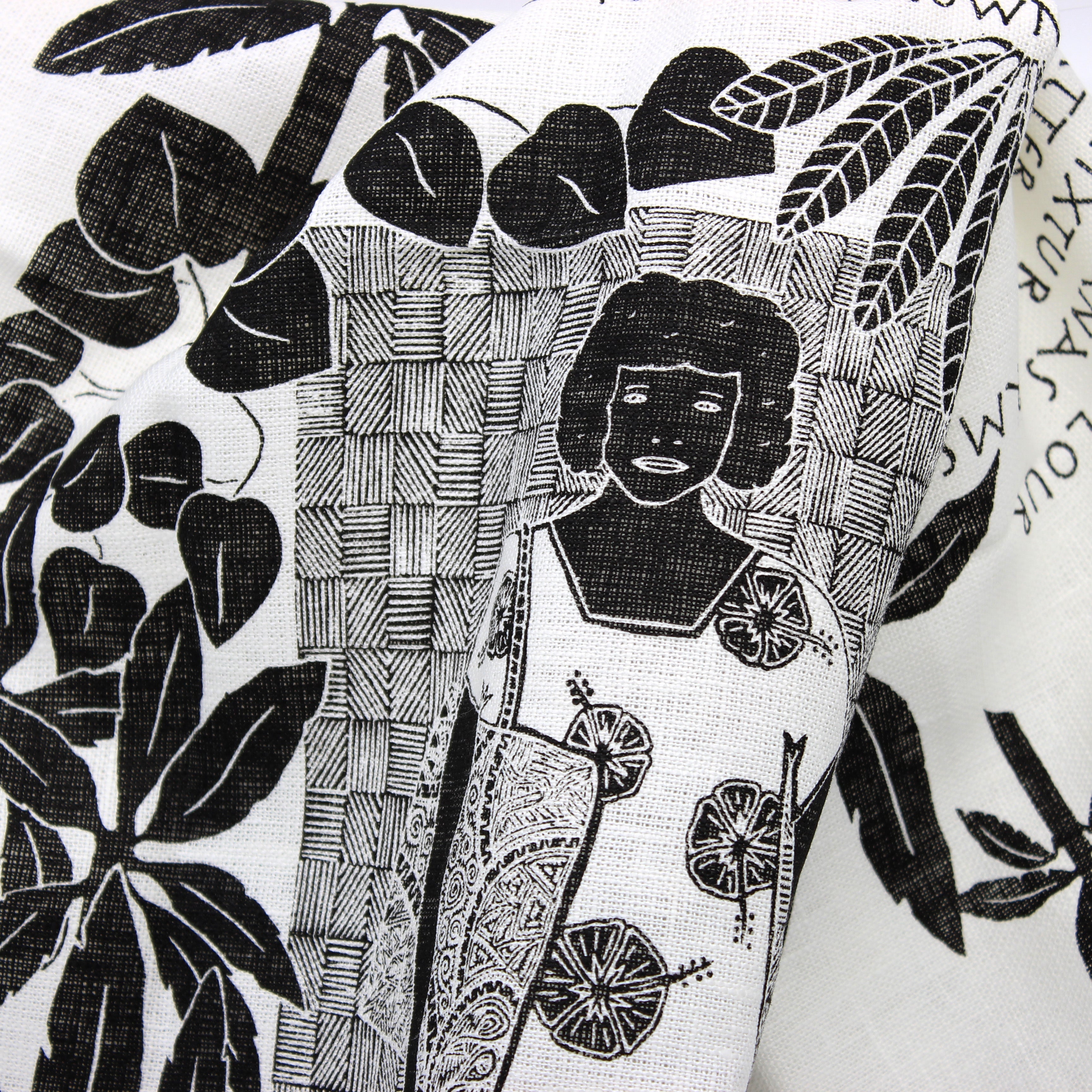 Paula Savage - Tea Towel - Fried Banana Scones Textiles & Fibre MOA Arts