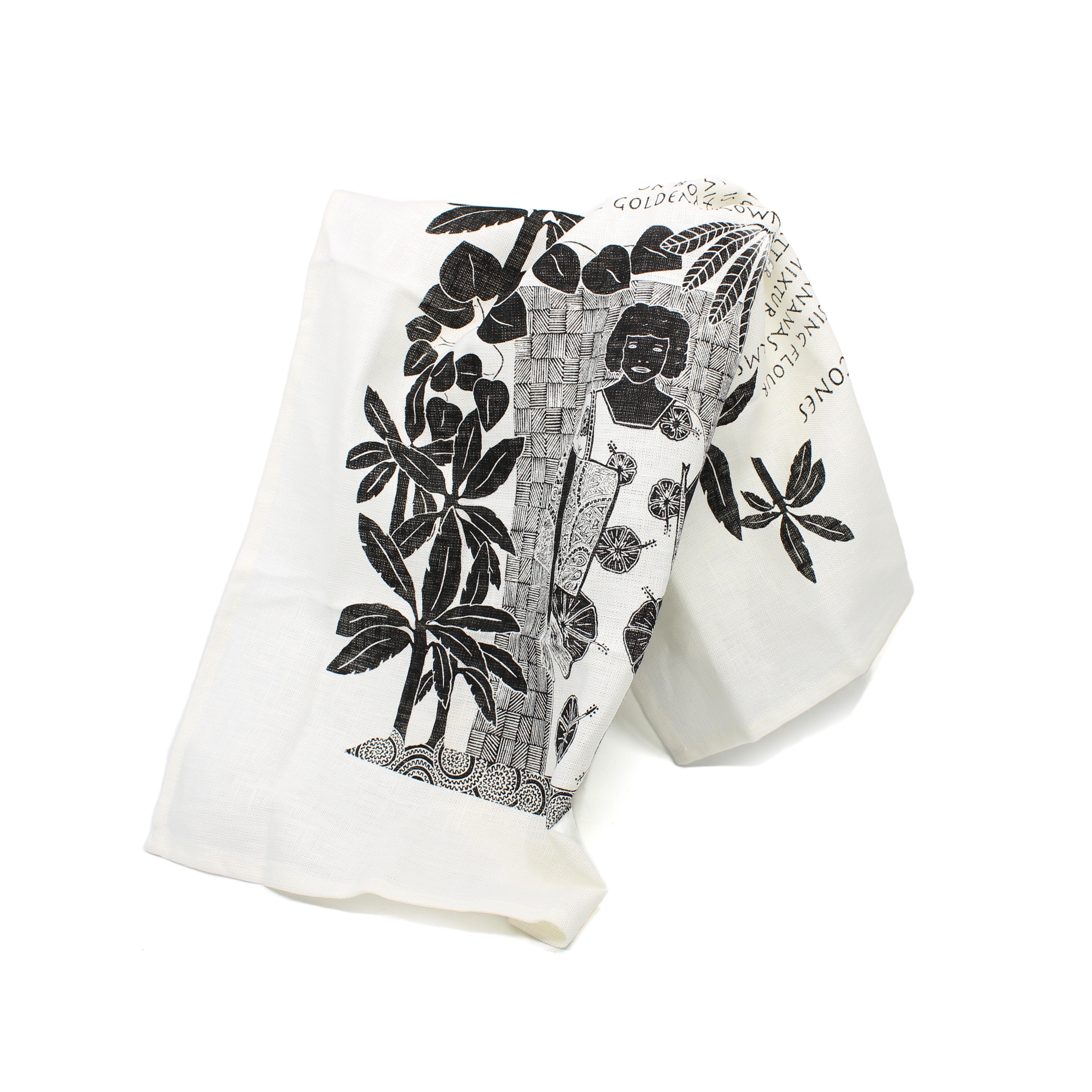 Paula Savage - Tea Towel - Fried Banana Scones Textiles & Fibre MOA Arts