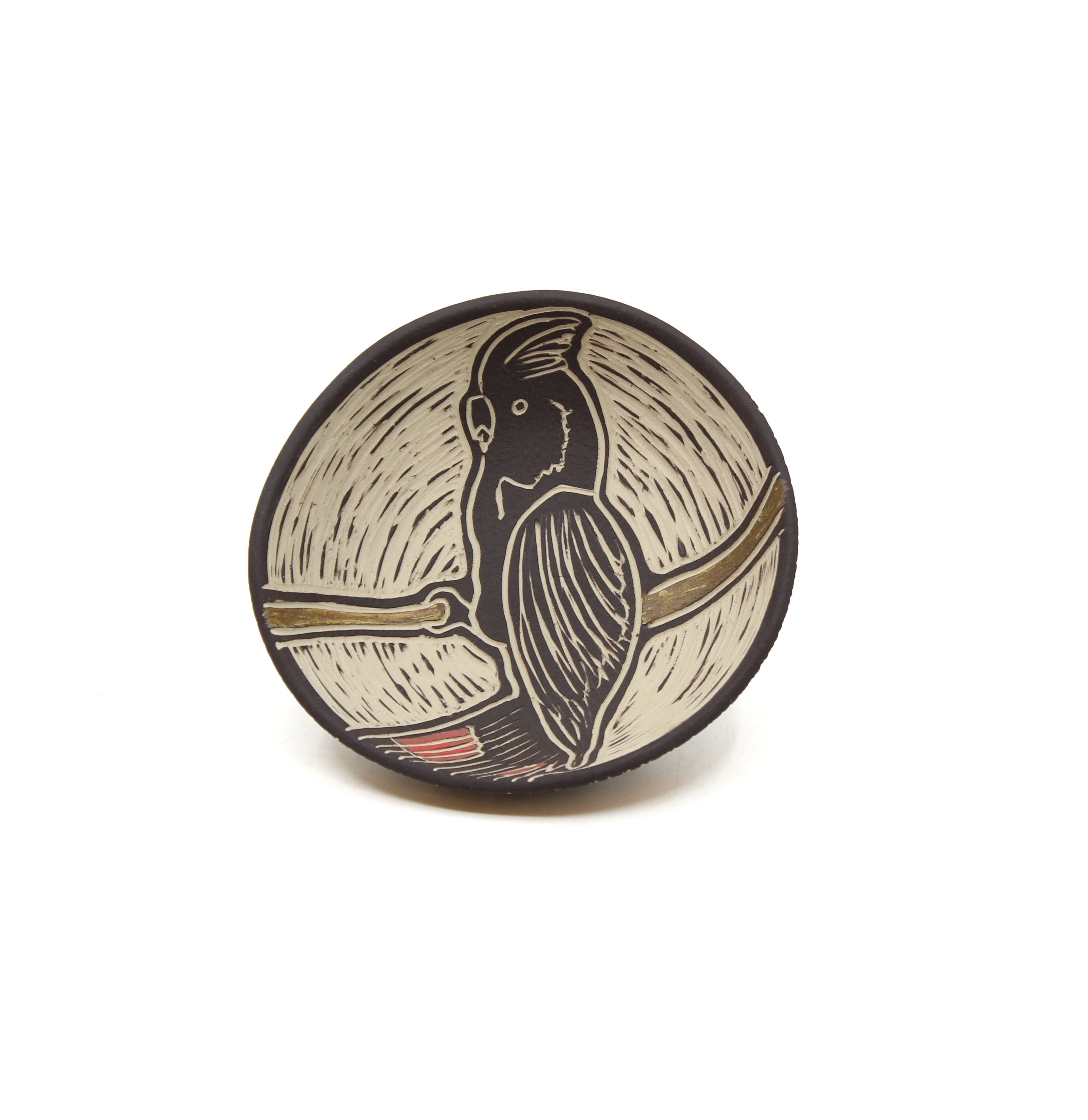 Vanessa Cannon - Kadanji Black Cockatoo - 930-24 Ceramics Yalanji Arts