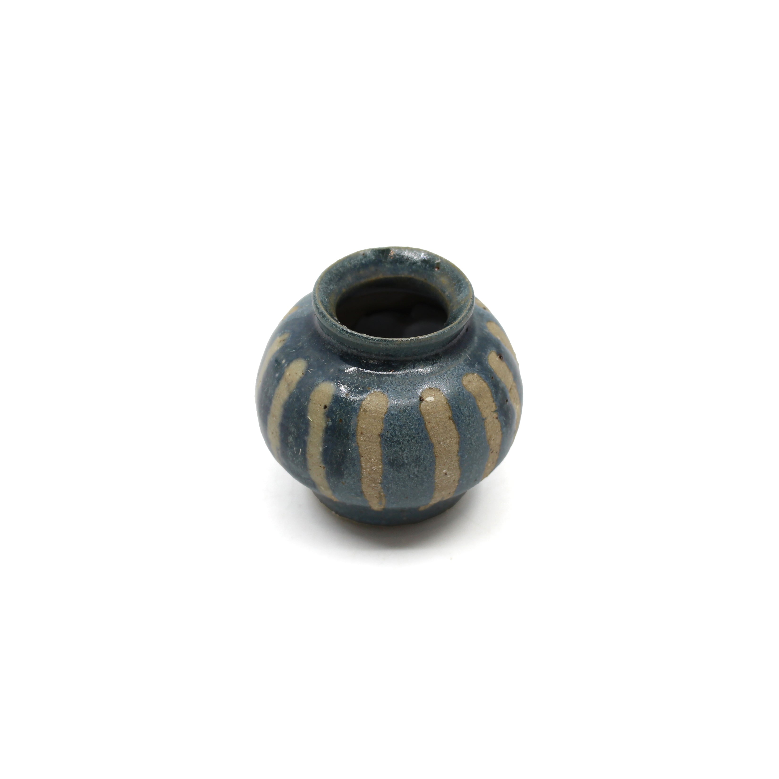 Mini striped pot Ceramics D H Makers