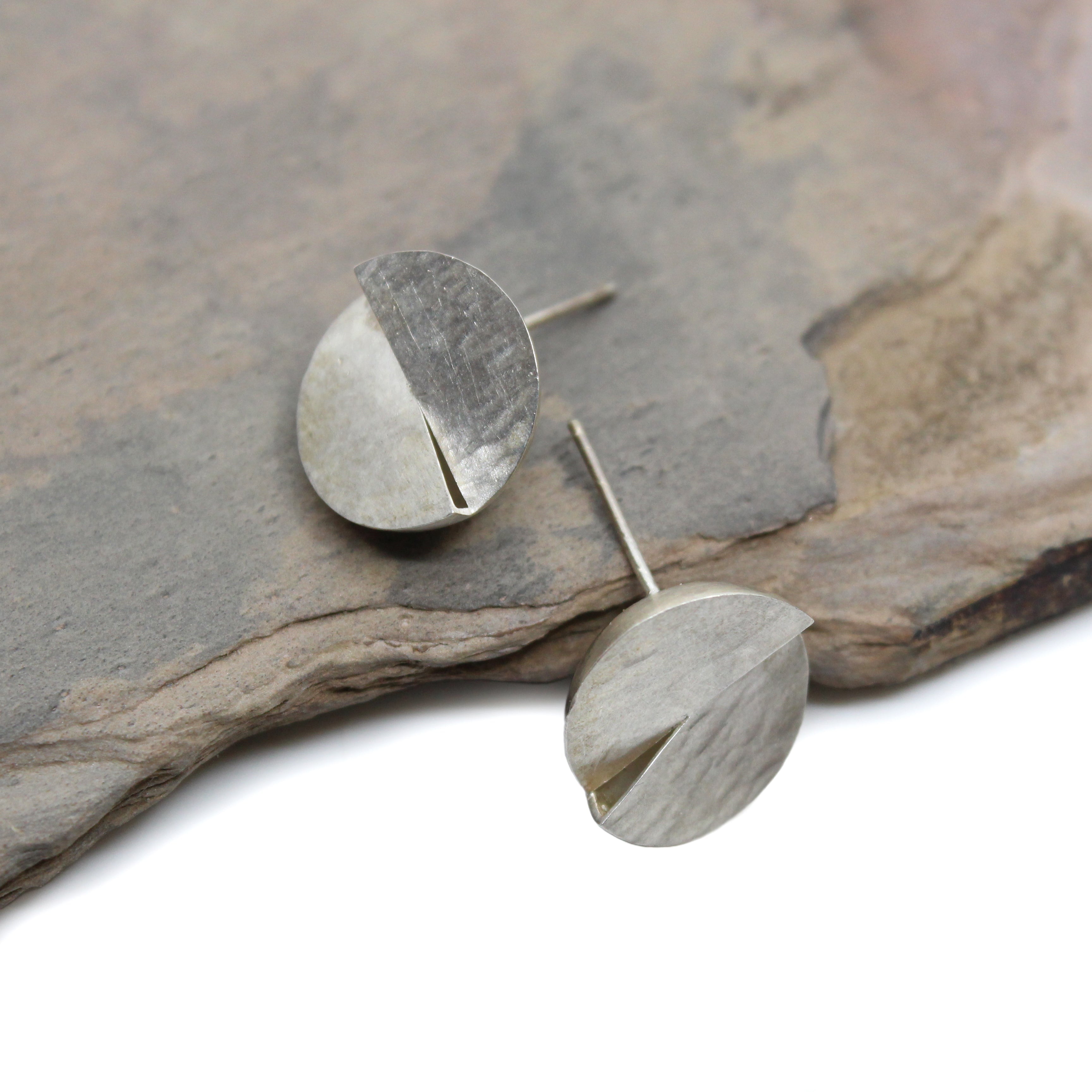 Two Halves of a Half Studs Jewellery Mari Hirata