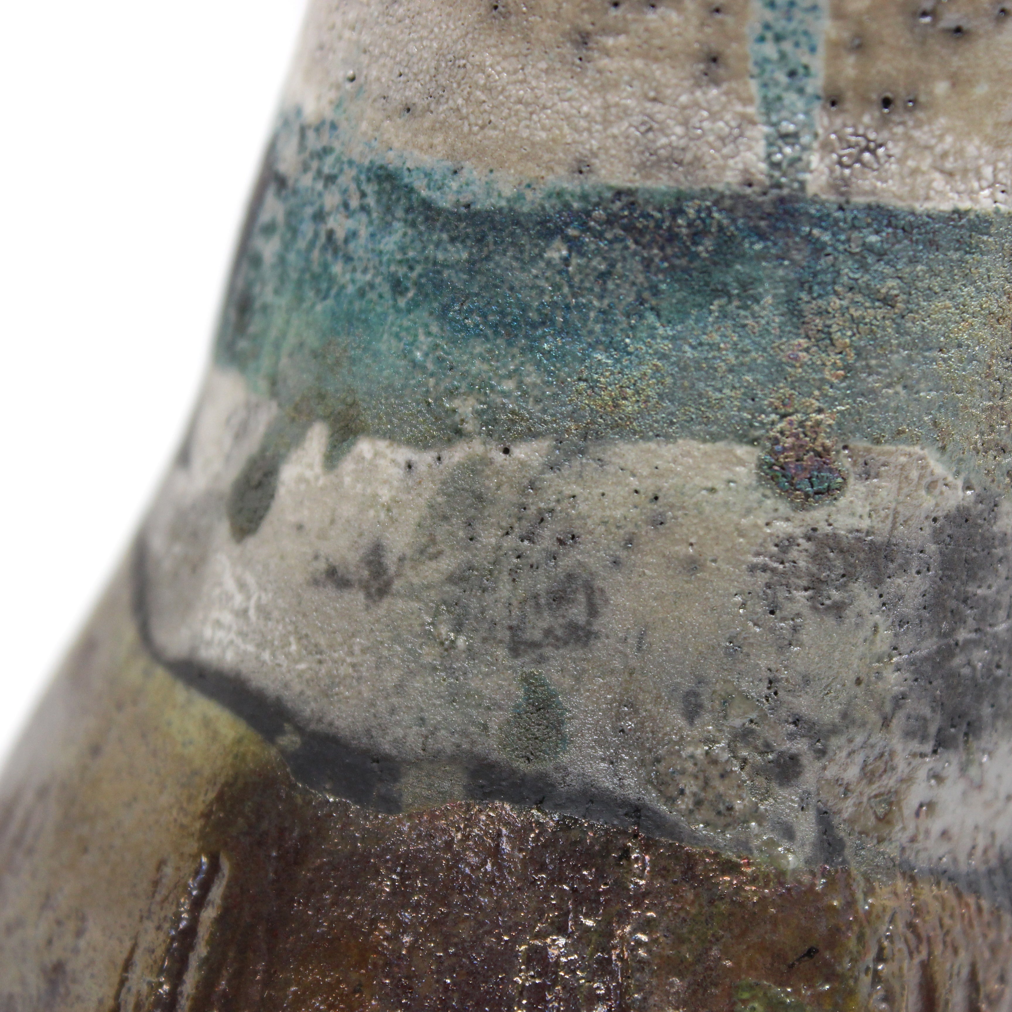 Raku-vase Ceramics Liz Izquierdo