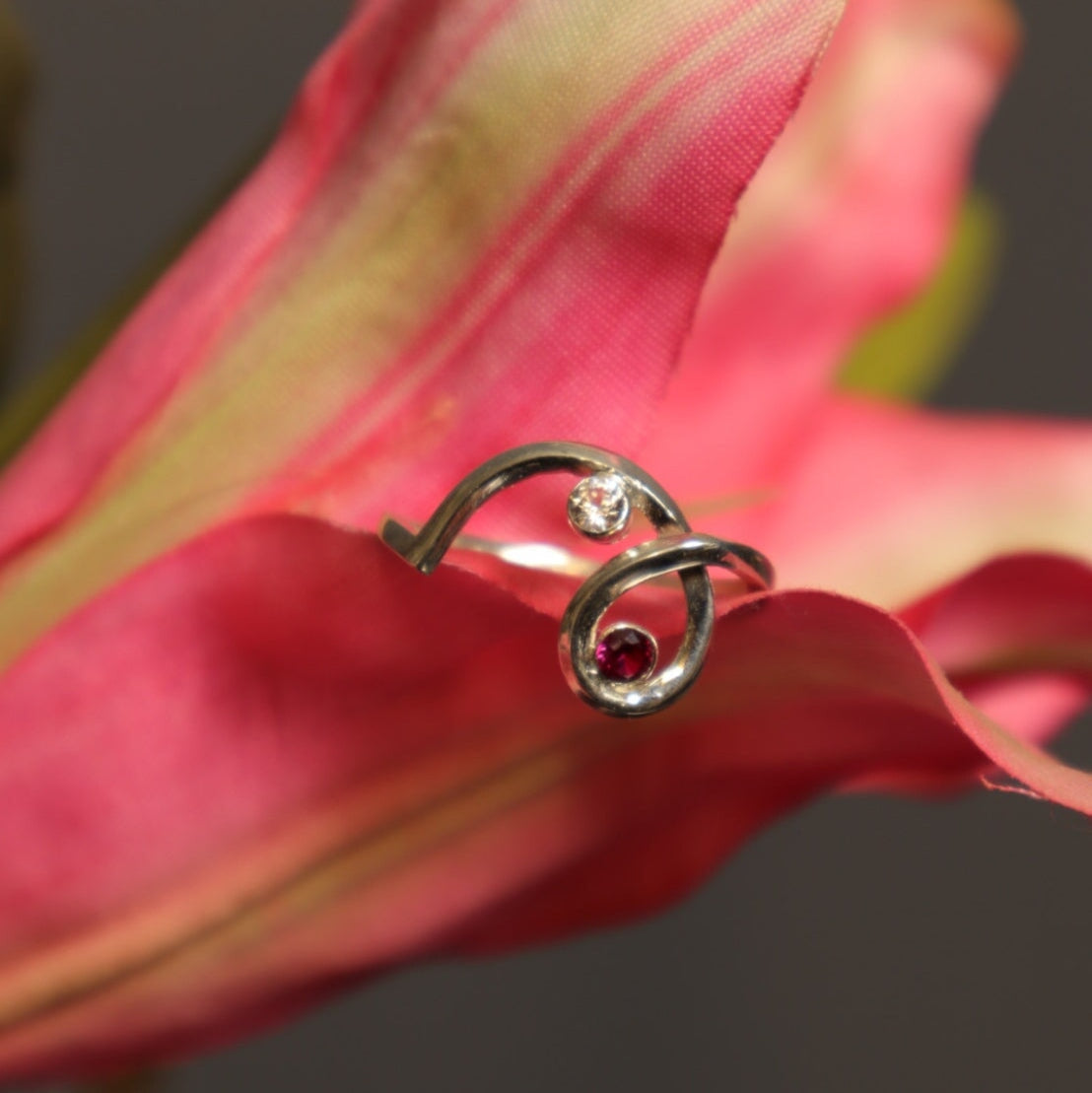 Swirl ring Jewellery Ella Christine Designs