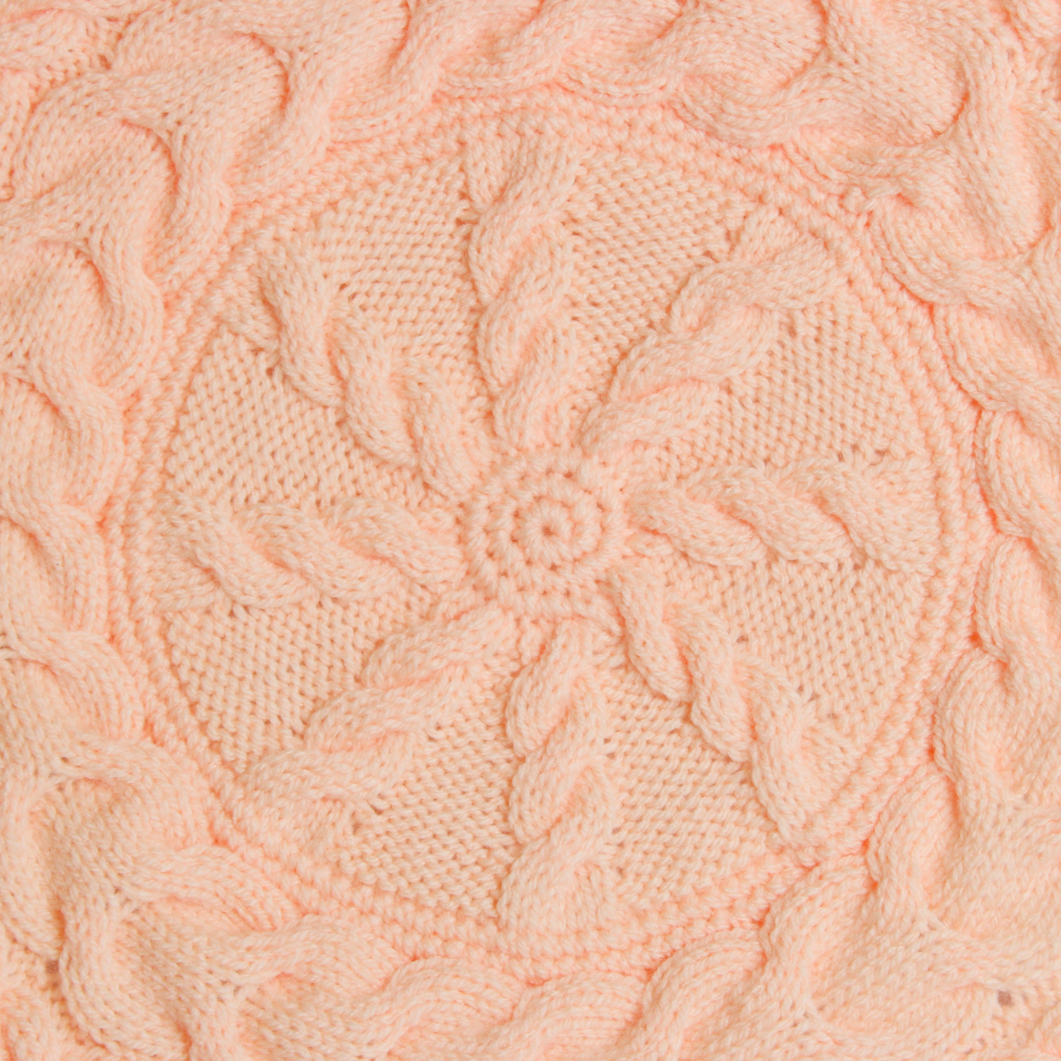 Knitted Cable Wall Hanging on Metal Ring Textiles & Fibre Millie Radovic