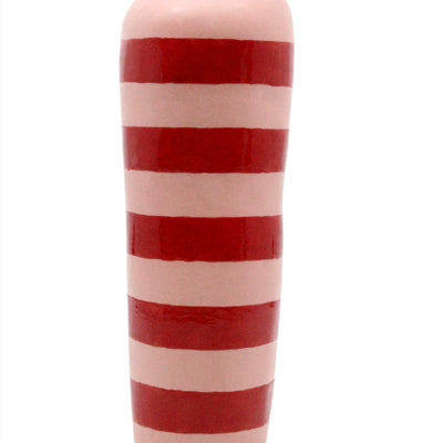 Pink and Red Striped Bottle by Peta Berghofer