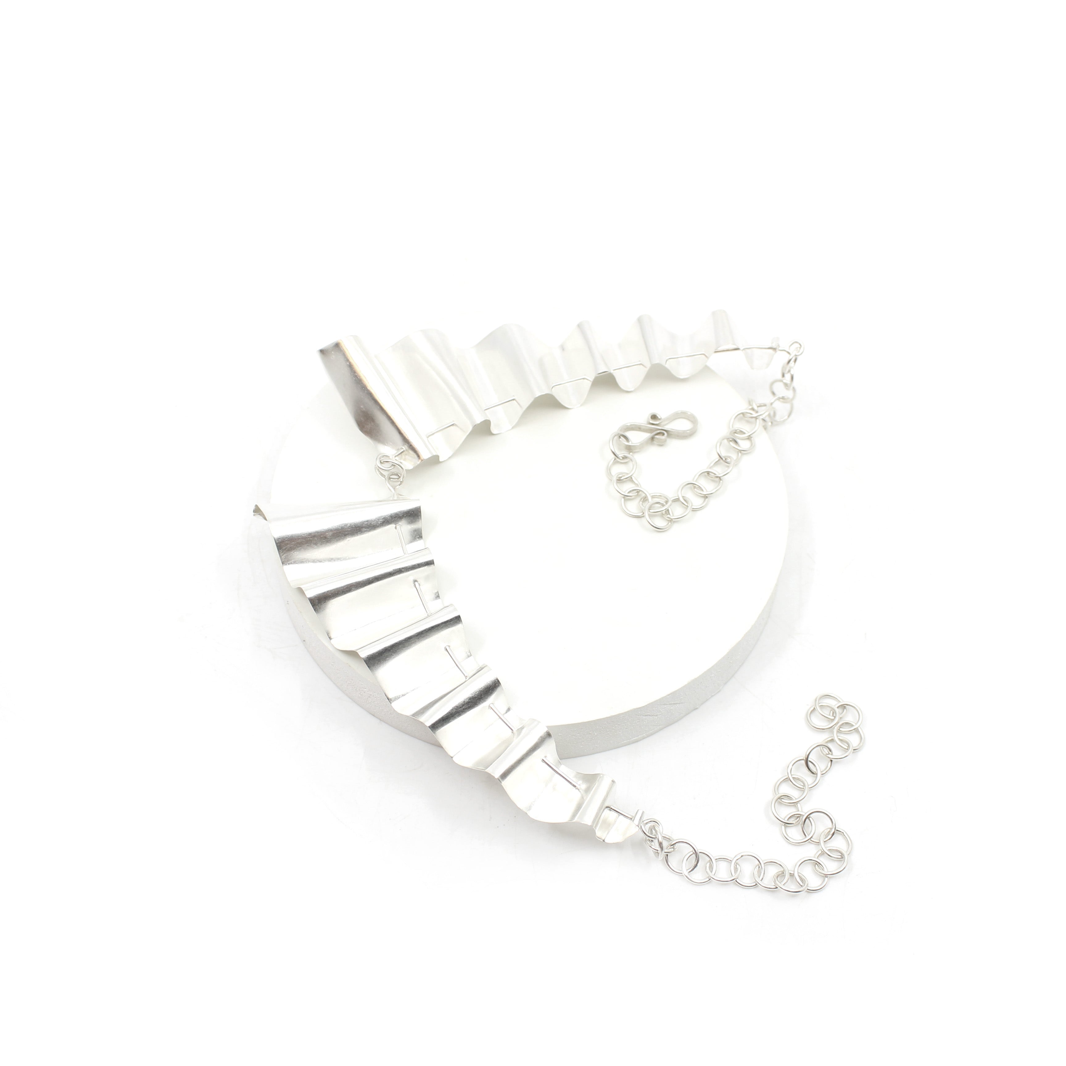 Ruffled Collar Necklace Jewellery Nicola Knackstredt RCNII-M: II - Matte
