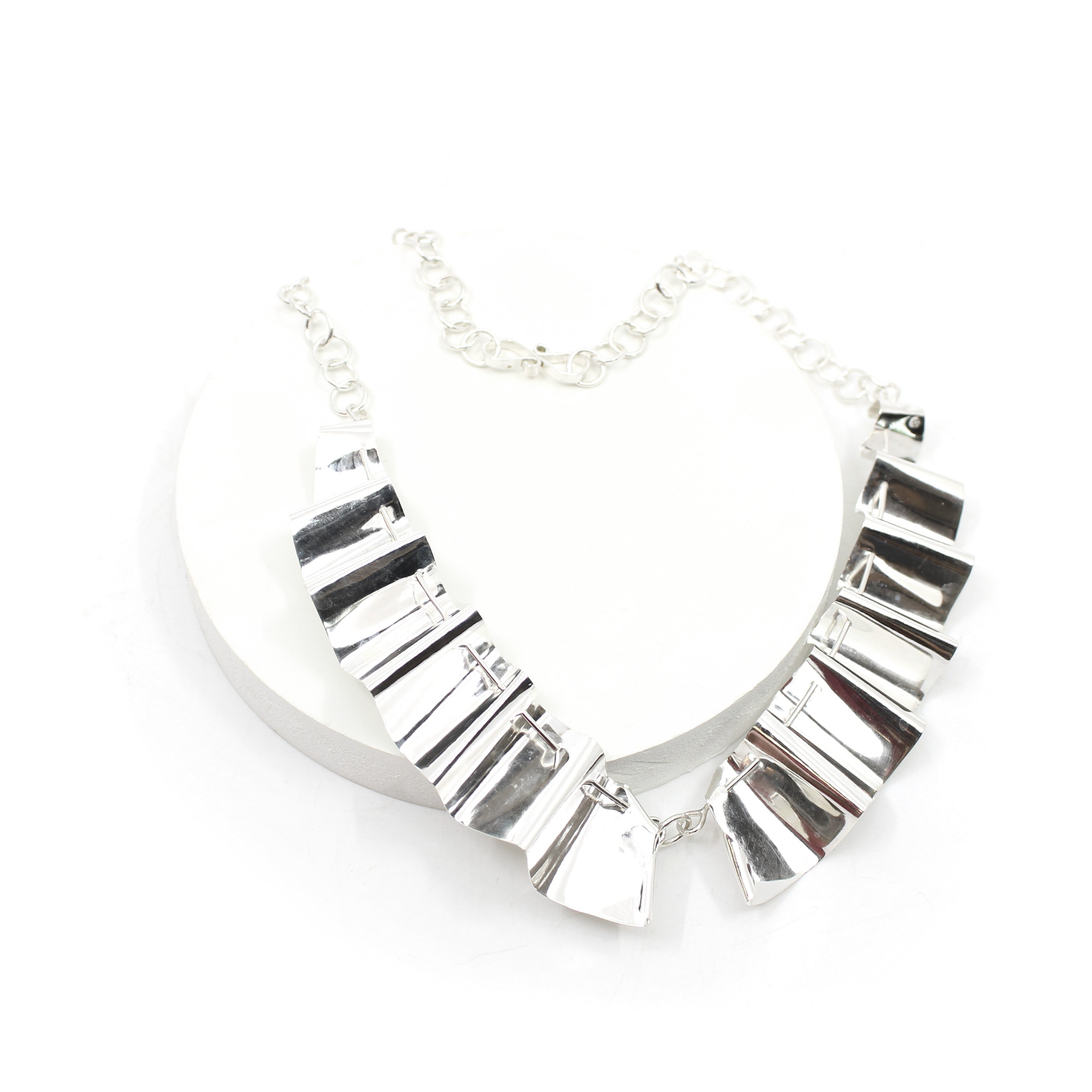 Ruffled Collar Necklace Jewellery Nicola Knackstredt RCNII-M: II - Matte