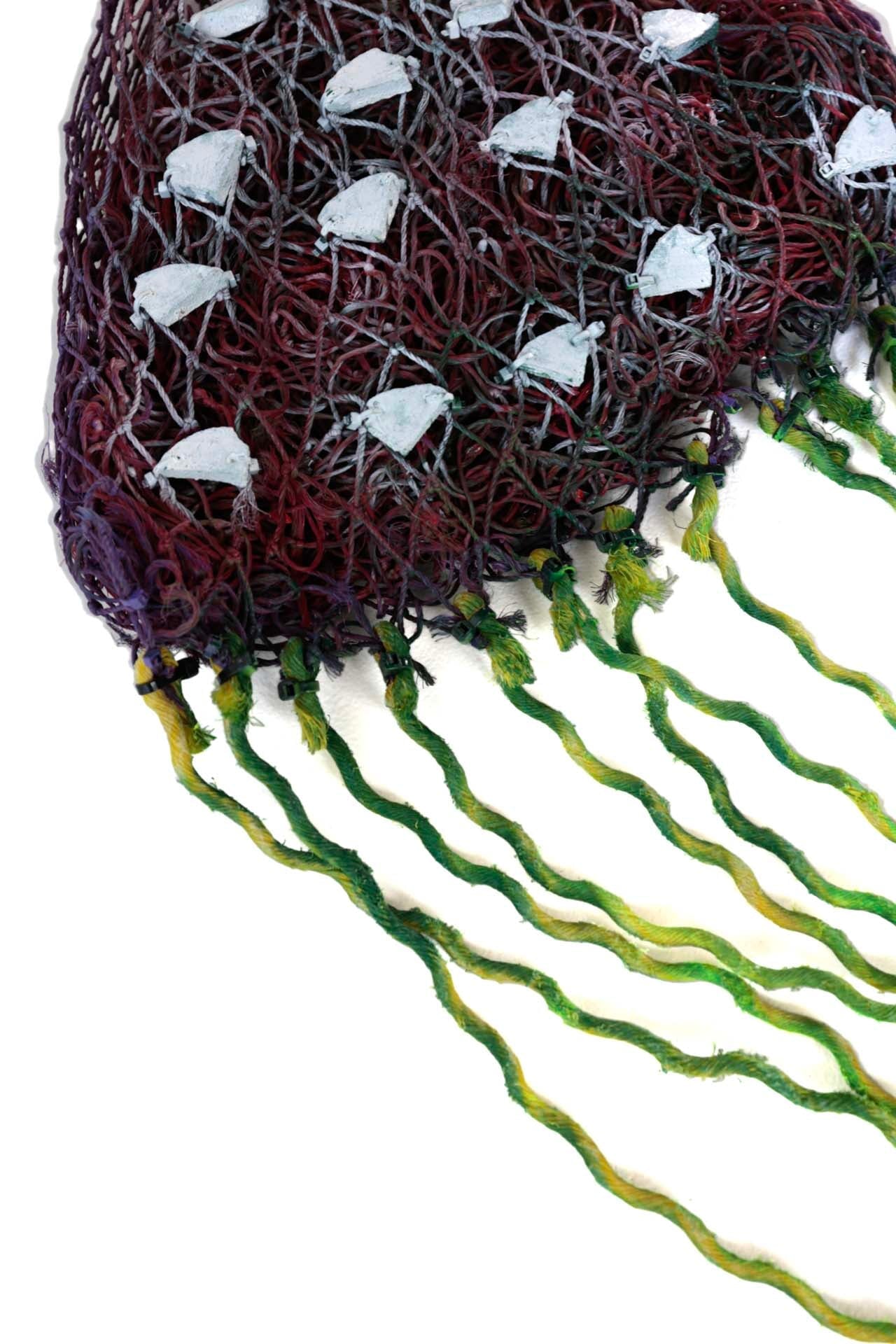 Mavis Benjamin Julie (Ngok Thaathunpum) - Jellyfish - 557-22 Textiles & Fibre Art Pormpuraaw Art & Culture Centre
