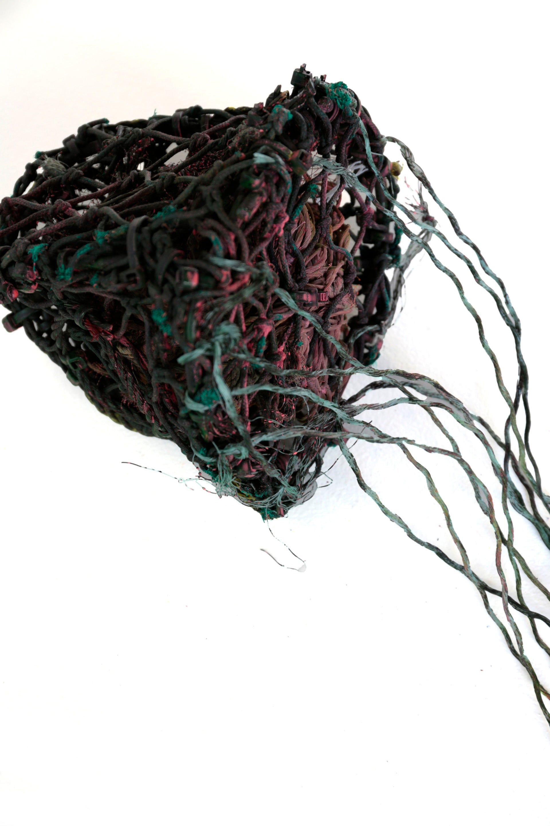 Katherine Ngallametta - Waii (Jellyfish) Totem - 302-23 Textiles & Fibre Art Pormpuraaw Art & Culture Centre