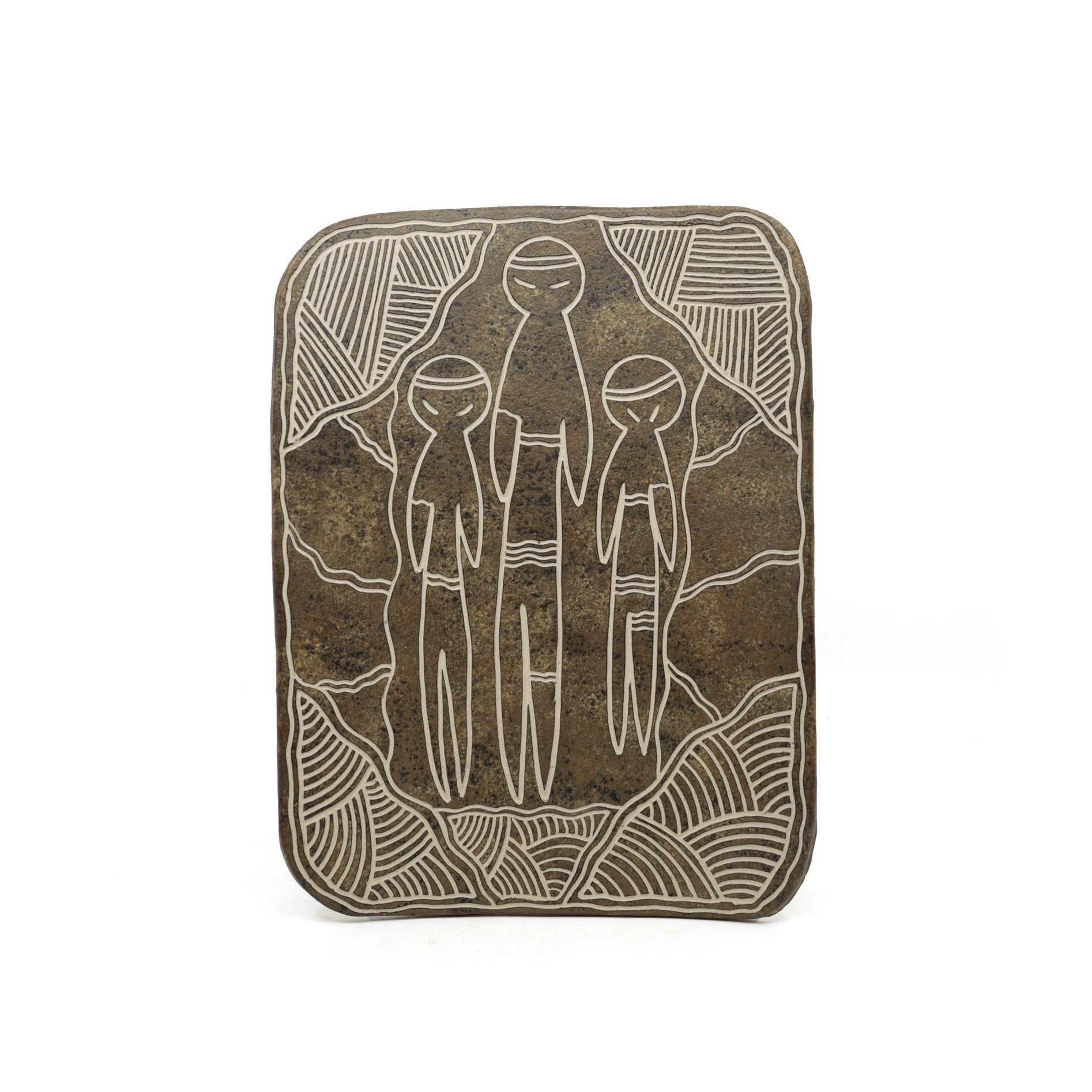 Laurence Gibson - Warru Warru Murruku (Men's Business) - 887-24 Ceramics Yalanji Arts