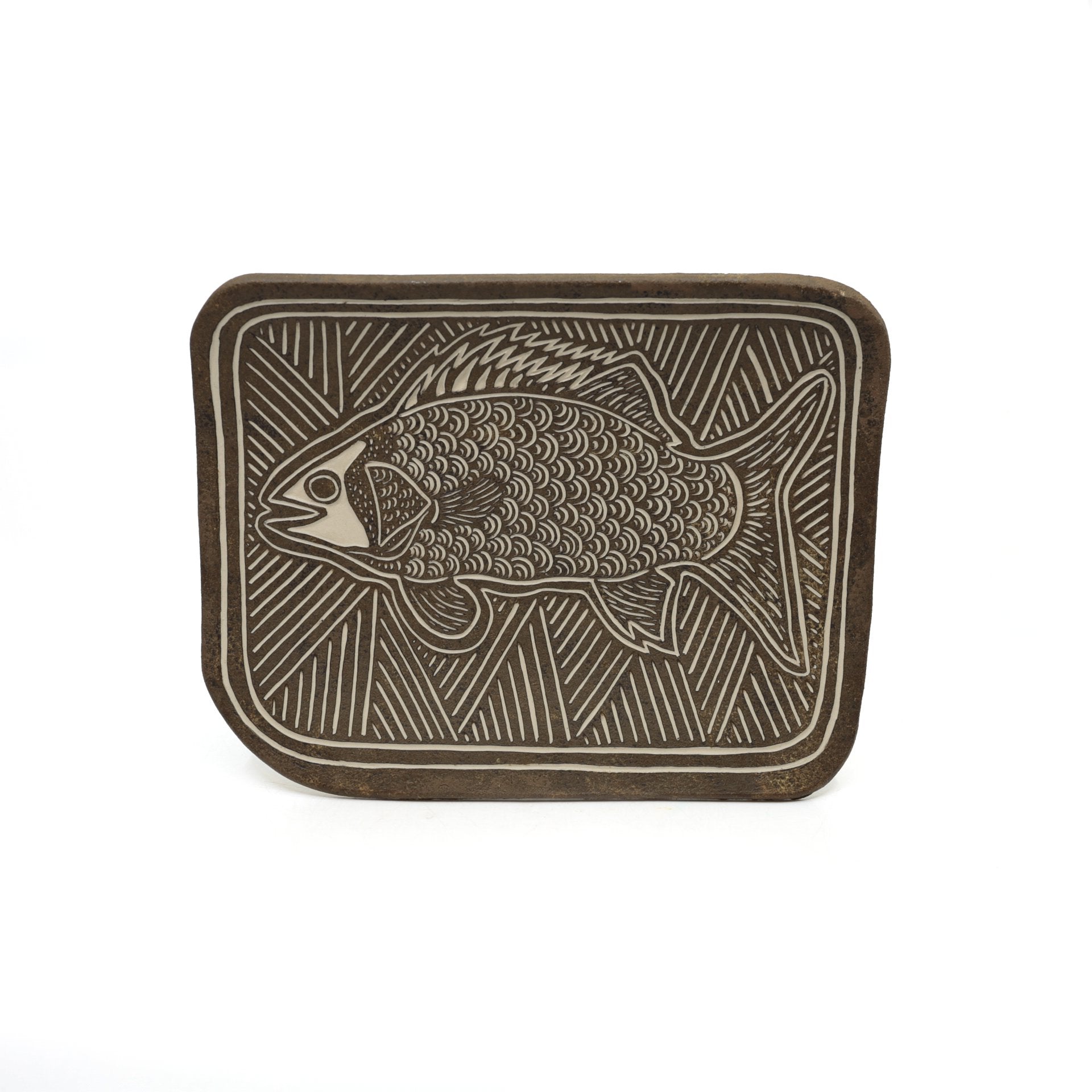 Gregory Salt - Bayil (Jungle Perch) - 787-24 Ceramics Yalanji Arts