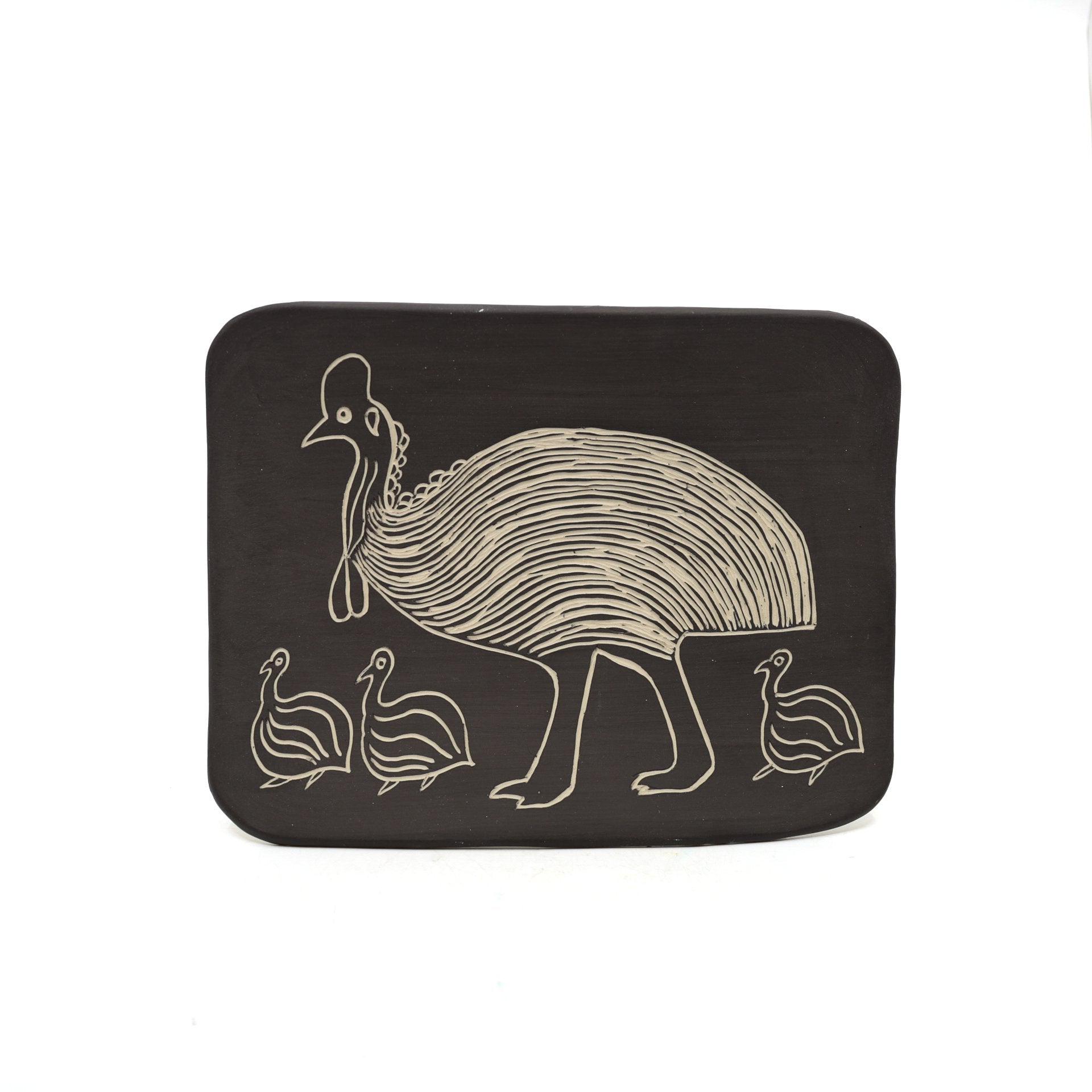Lorna Shuan - Kurranji (Cassowary) - 990-24 Ceramics Yalanji Arts