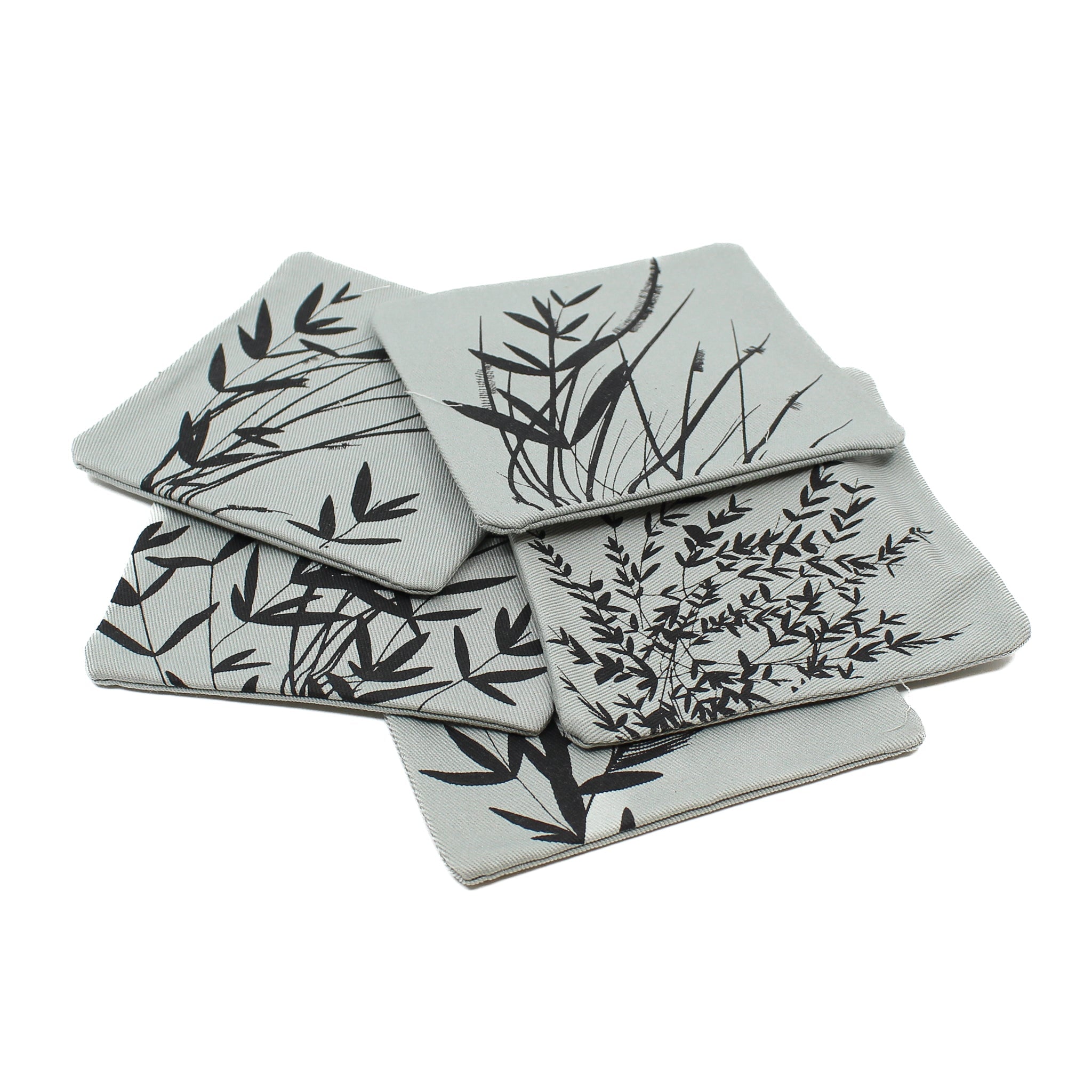 Maria Emilia Sauri Coasters (Set of 5) Textiles & Fibre Art Maria Emilia Sauri Screenprinter Natural Seeded