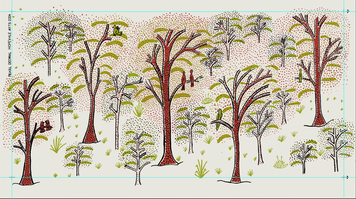 Yugu (trees) Textiles & Fibre Art Hope Vale Arts & Cultural Centre