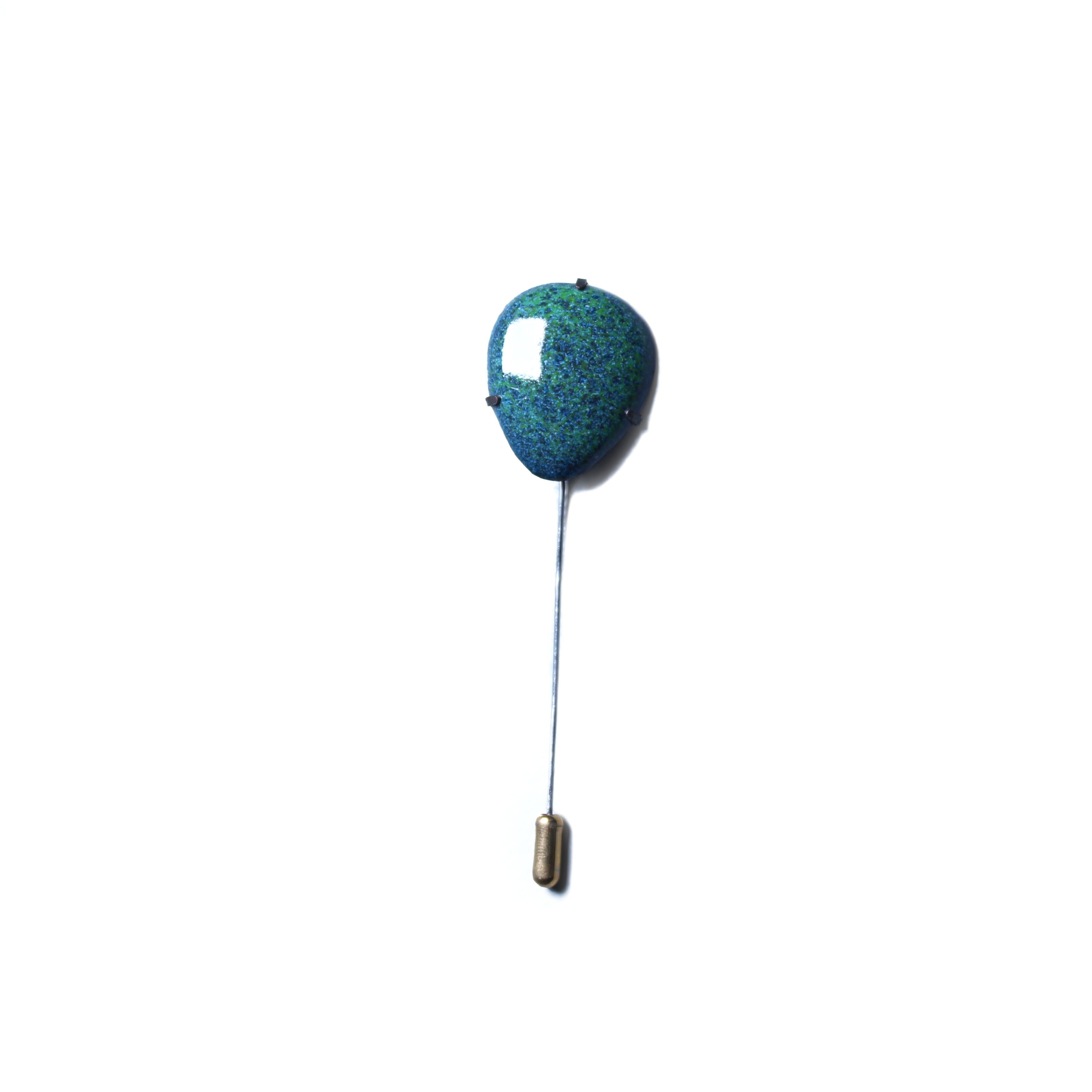 Pebble (Little Blue Green) Jewellery and Metalsmith Small Object (Exhibition) Mari Hirata