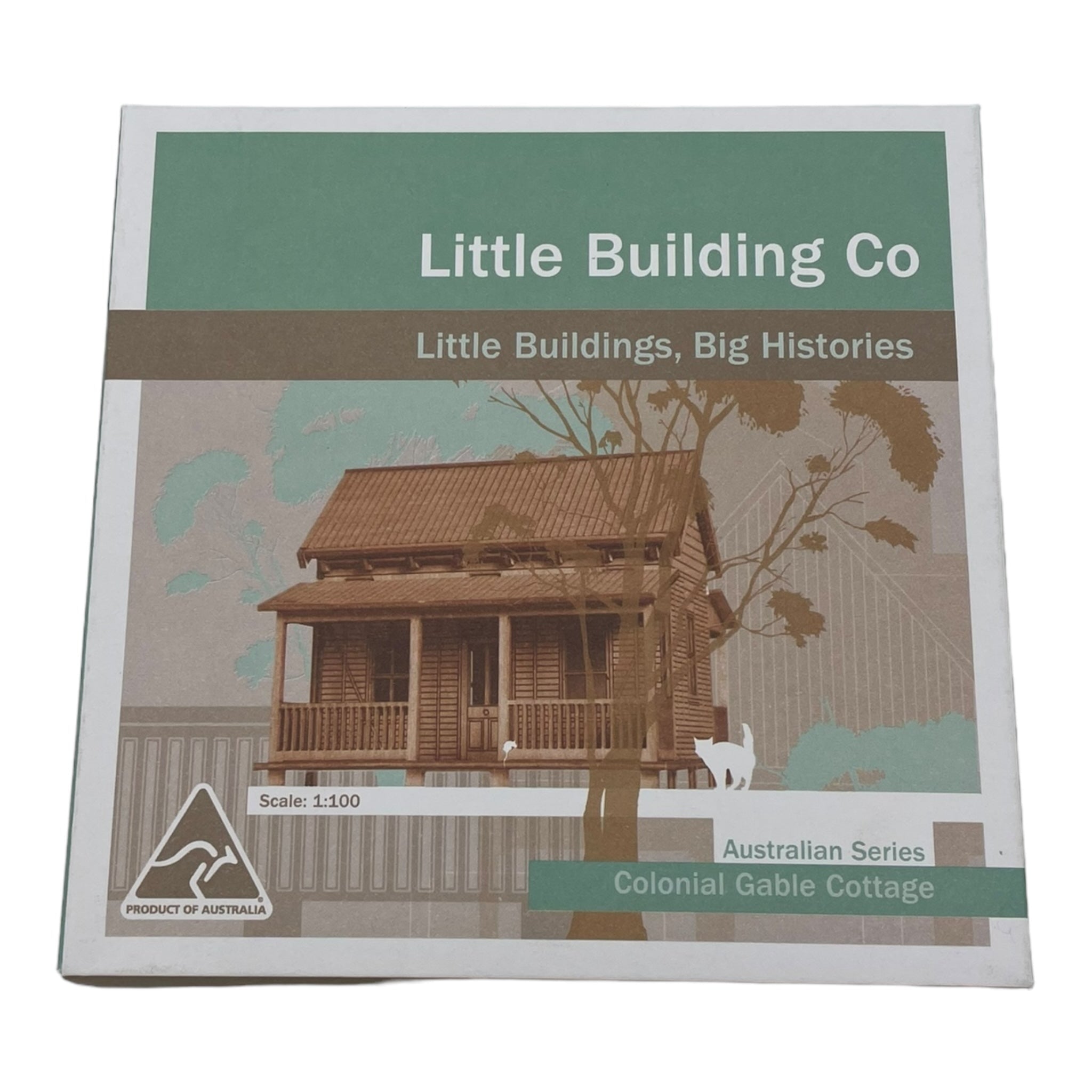 Colonial Gable Cottage Model Kit Little Building Co