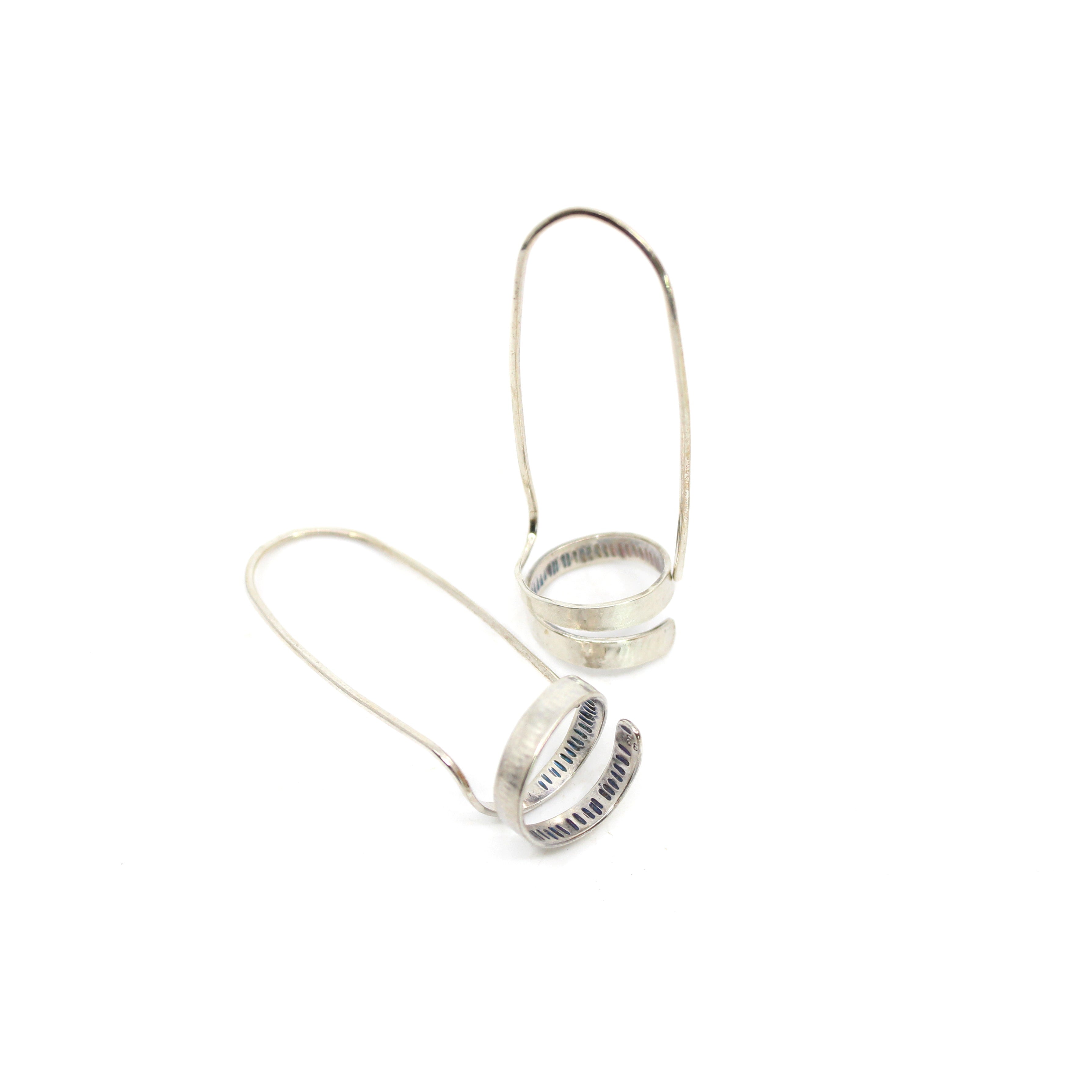 Swarf round chased inside Jewellery Alison McDonald