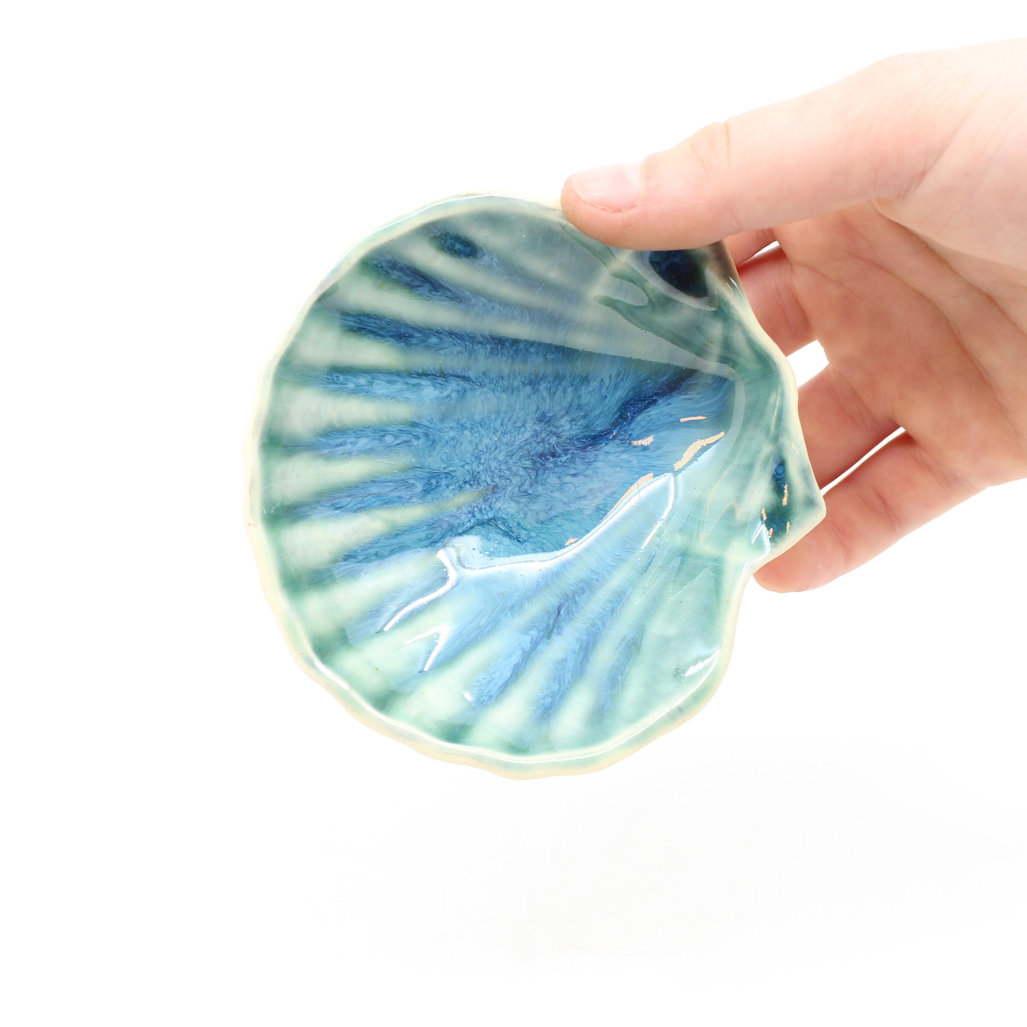 Seashell Dipping Bowl (Small) Ceramics Carol Forster Oyster