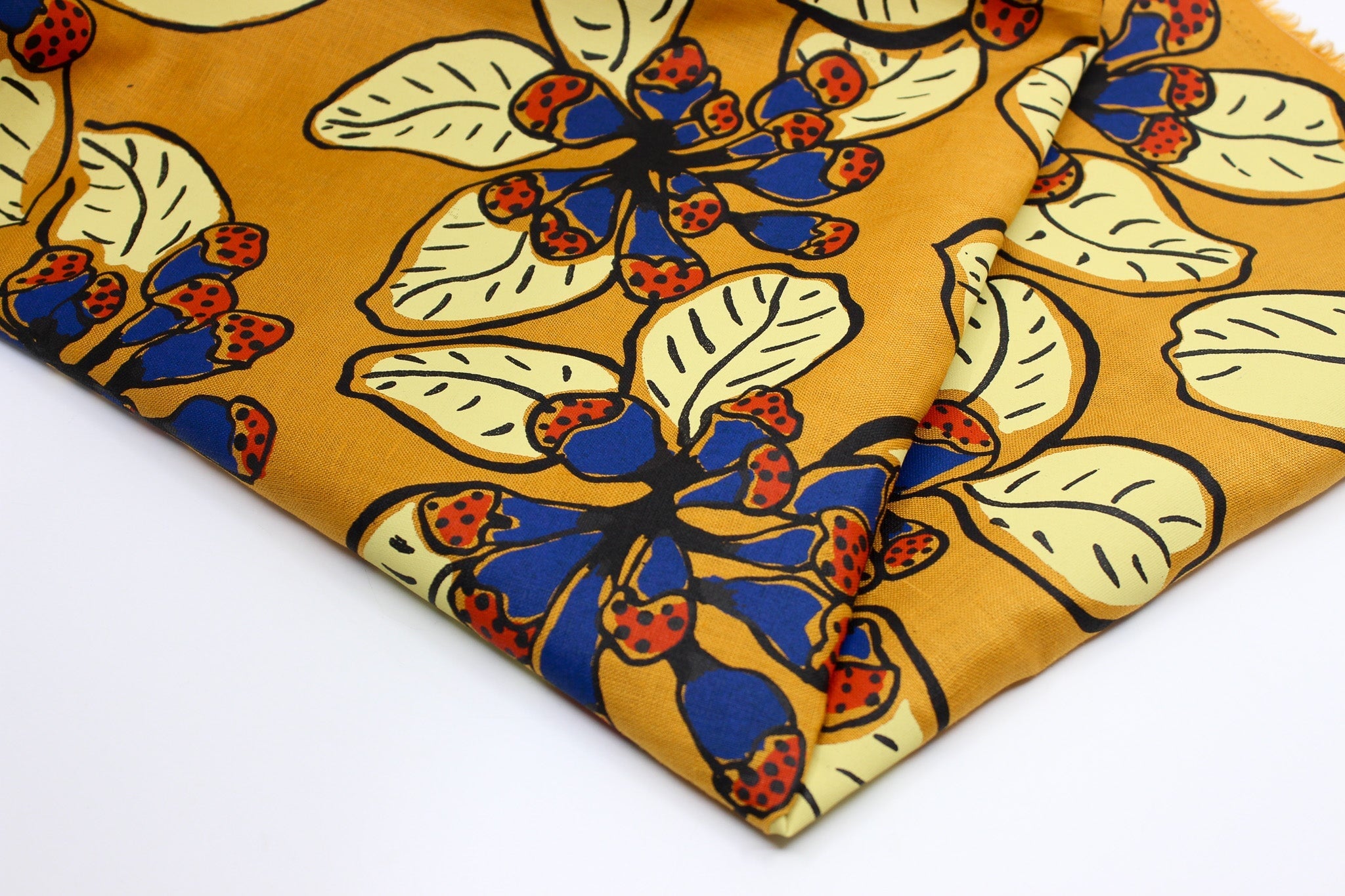 Printed linen fabrics per 2 meter roll Textiles Hopevale