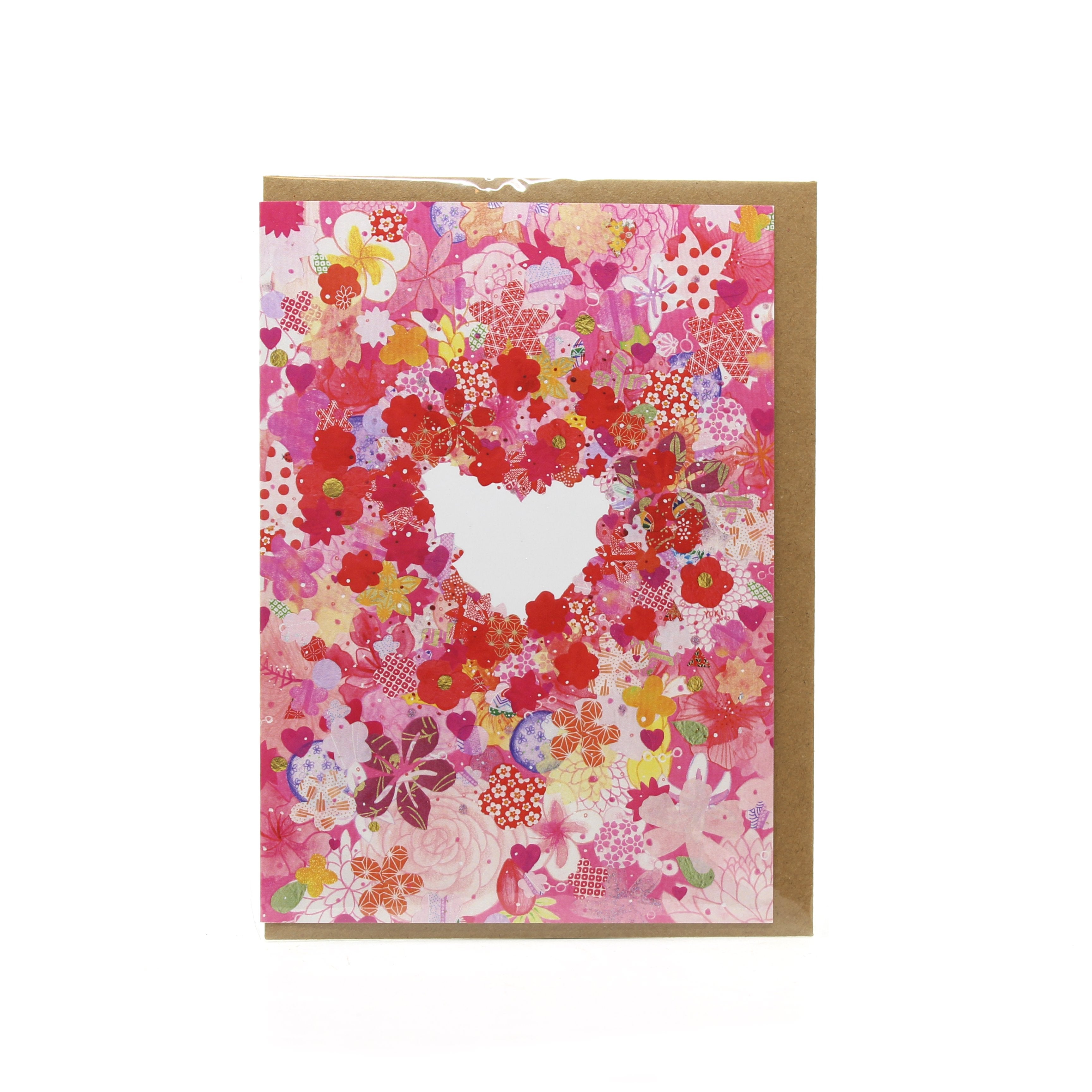 Love Heart Bouquet Cards Yuki Crawford