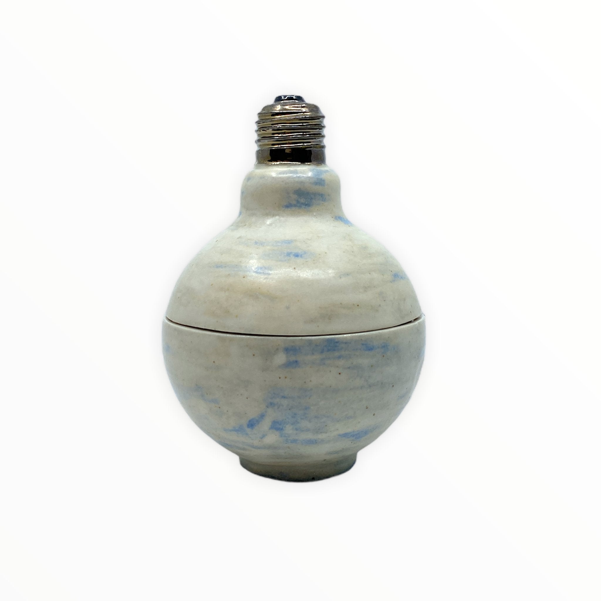 Ceramic Light Bulb with Lid