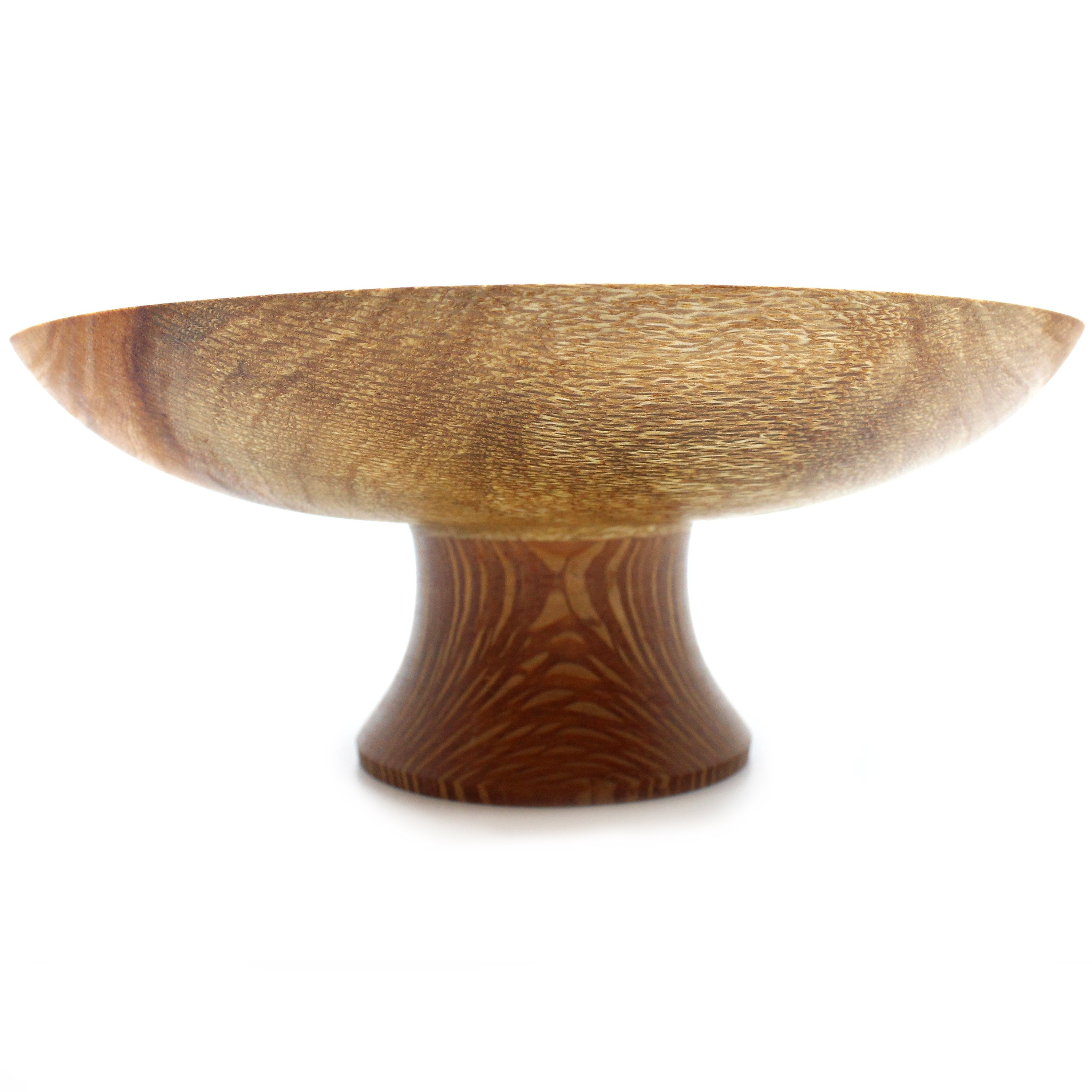 Silky Oak Footed Bowl