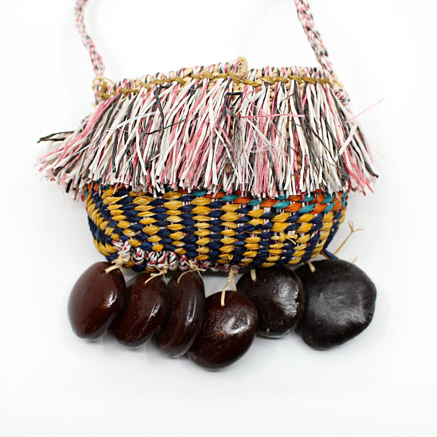 Bag with Long Strap Fibre Art MOA ARTS