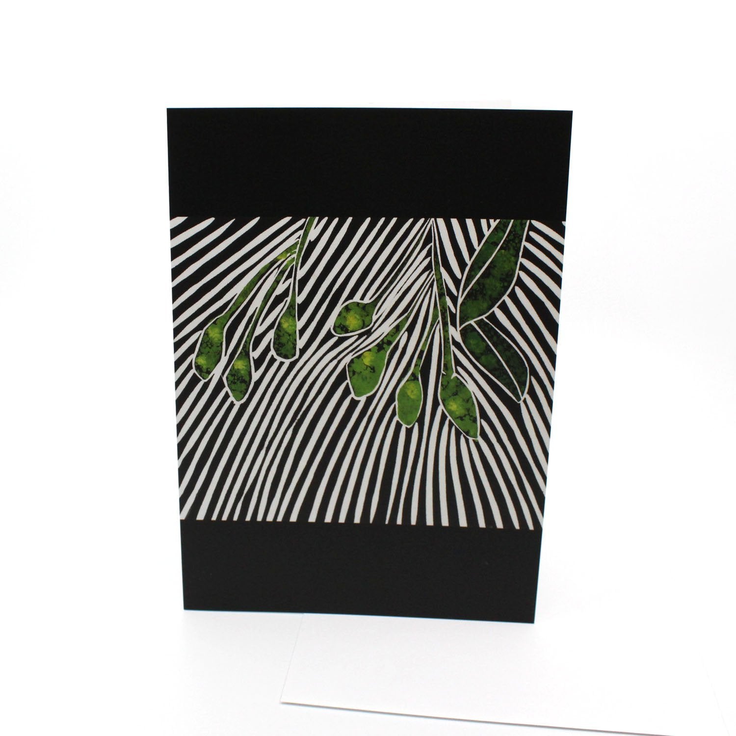 Card with Envelope Stationery MOA Arts Gasi' (detail) Linocut print by Fiona Elisala
