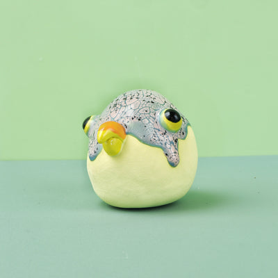 BORB Ceramics Green Bird Ceramics Lemon Pinky Crackle 