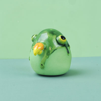 BORB Ceramics Green Bird Ceramics Green Slime Drip 