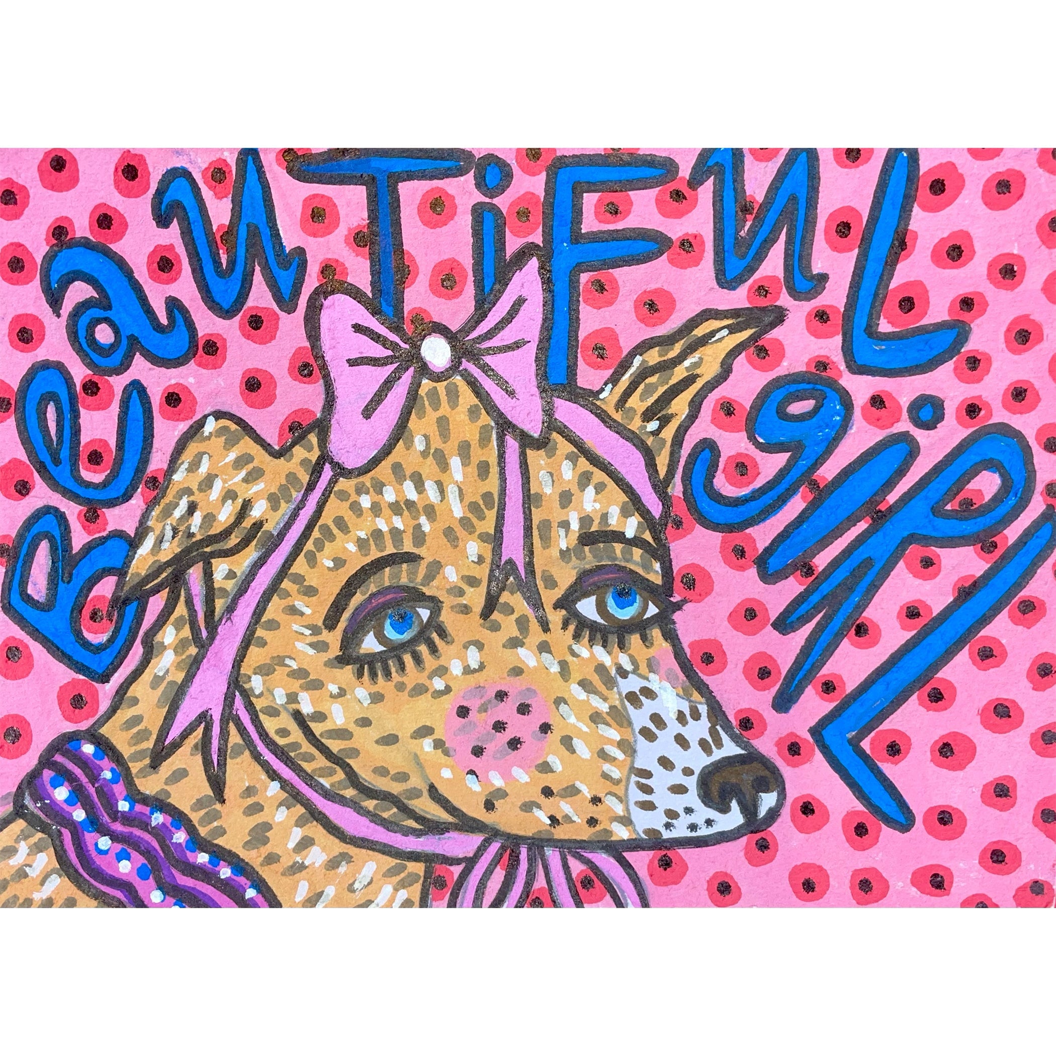 Hand-painted cards Caitlin Sheedy #1 