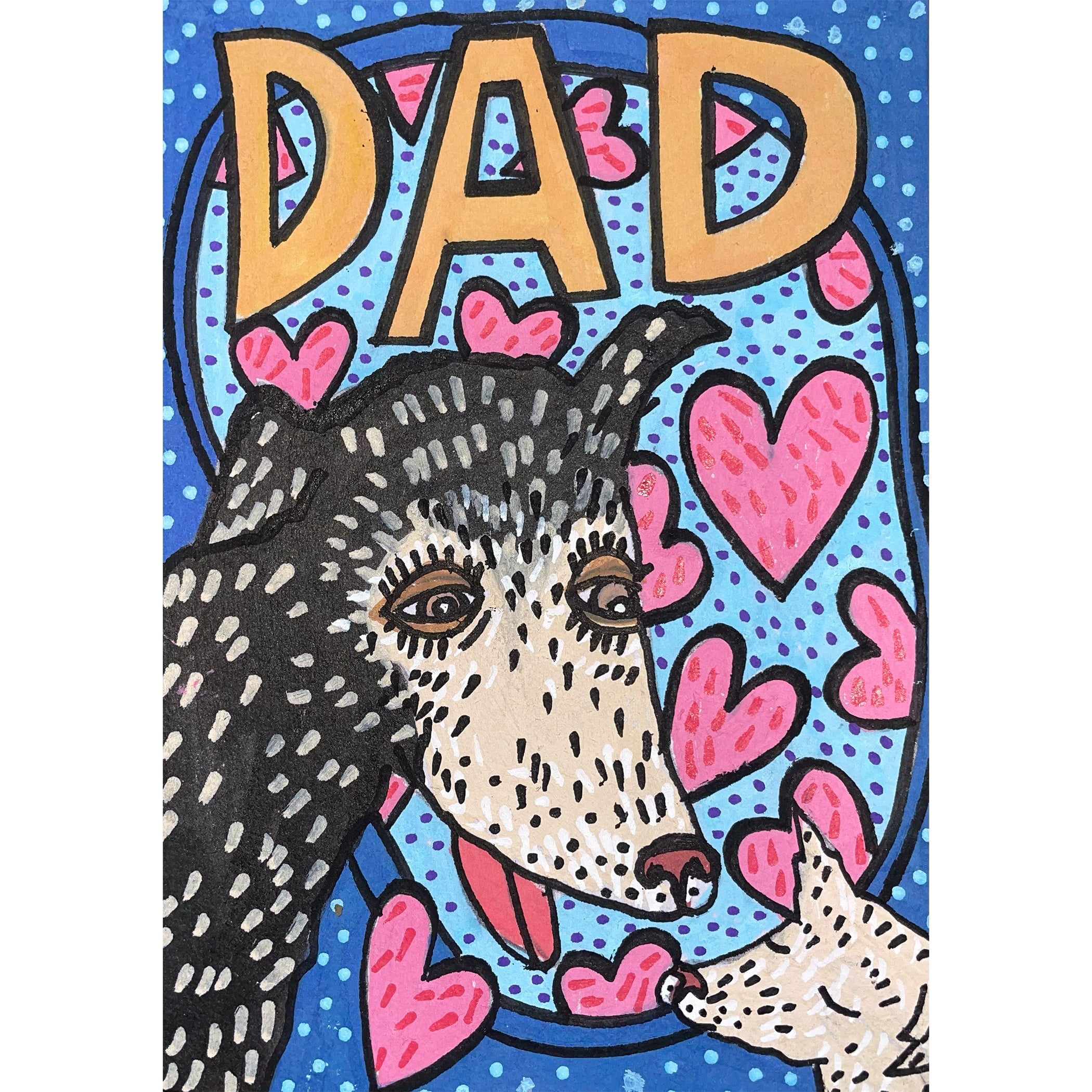 Hand-painted cards Caitlin Sheedy #1 